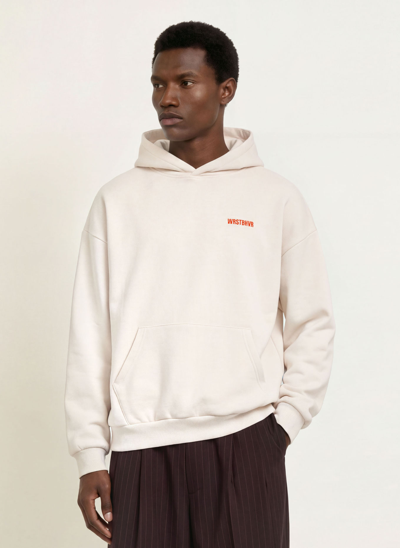 WRSTBHVR Hoodie HAKO V3: CREME