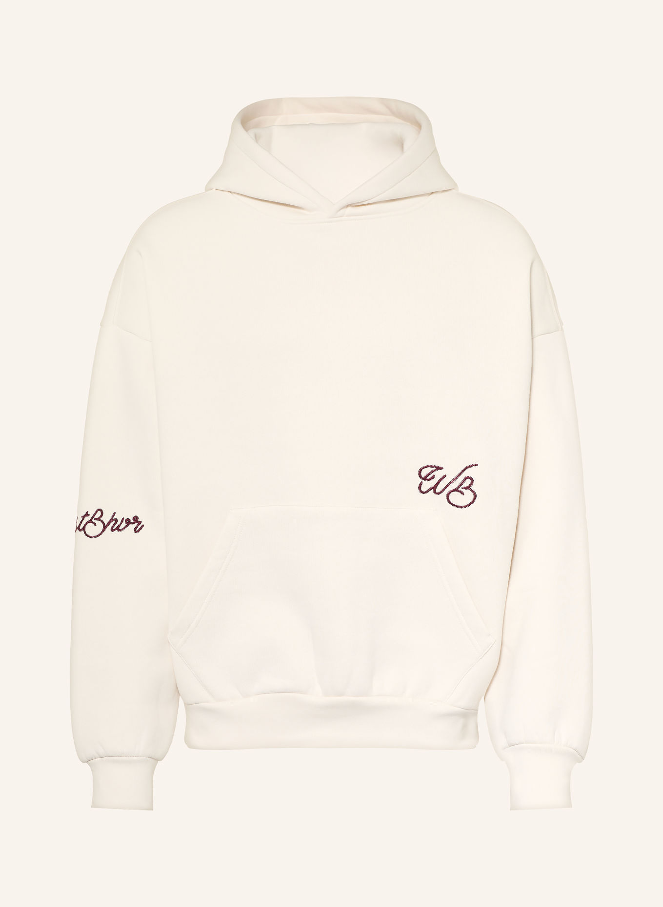 WRSTBHVR GUSTAF V2 Hoodie: CREAM
