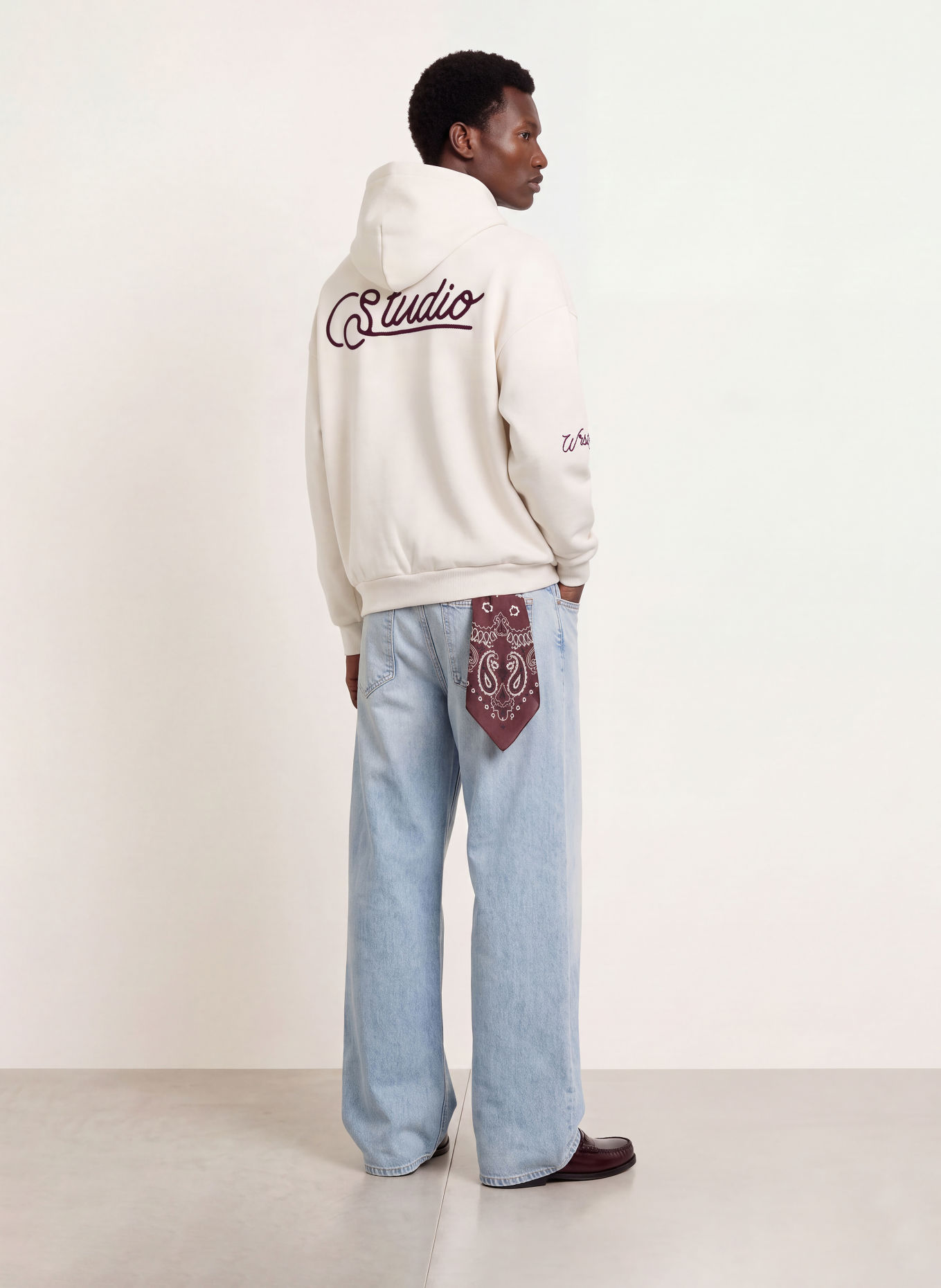 WRSTBHVR GUSTAF V2 Hoodie: CREAM