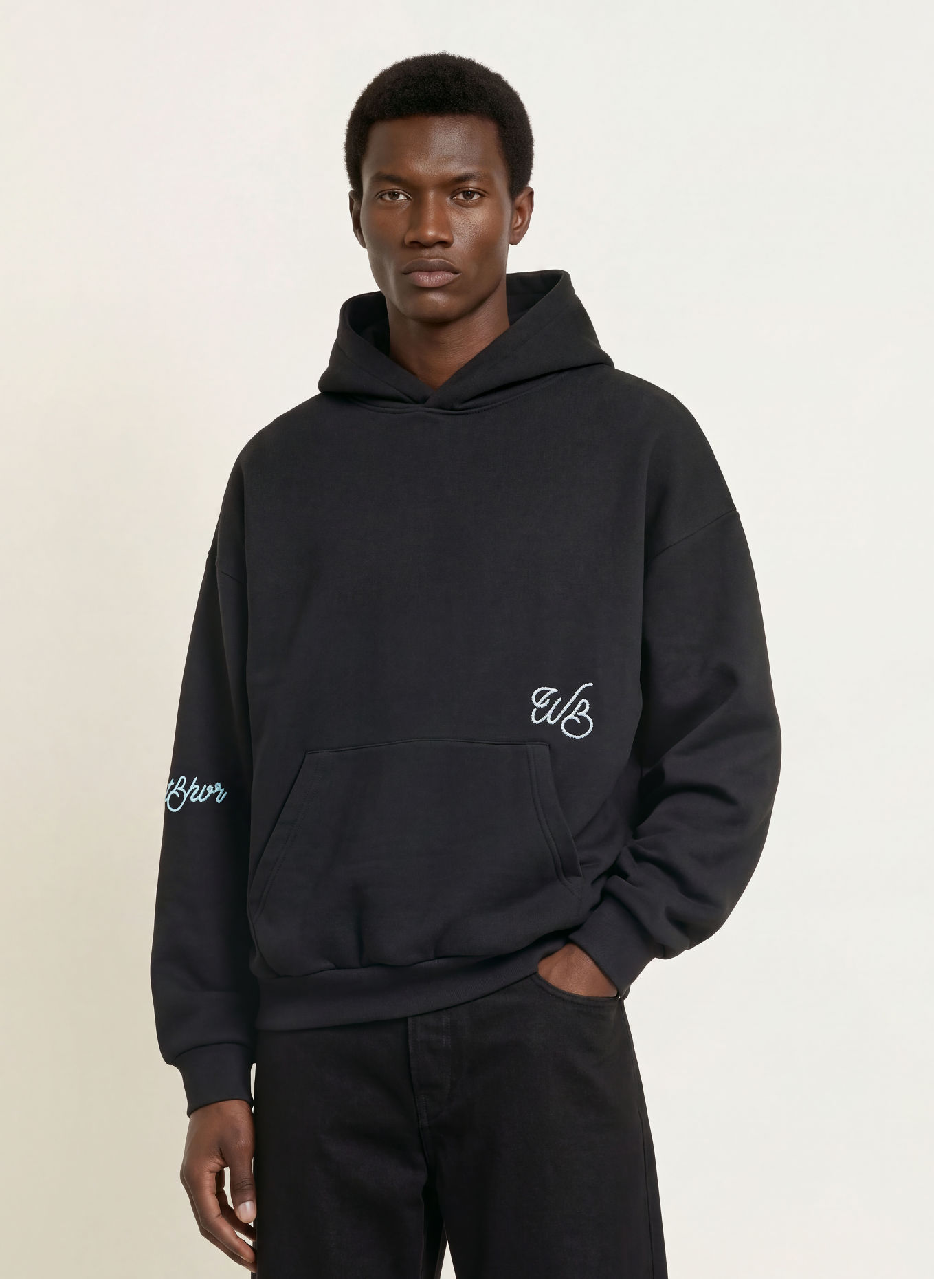WRSTBHVR Hoodie GUSTAF V2: SCHWARZ