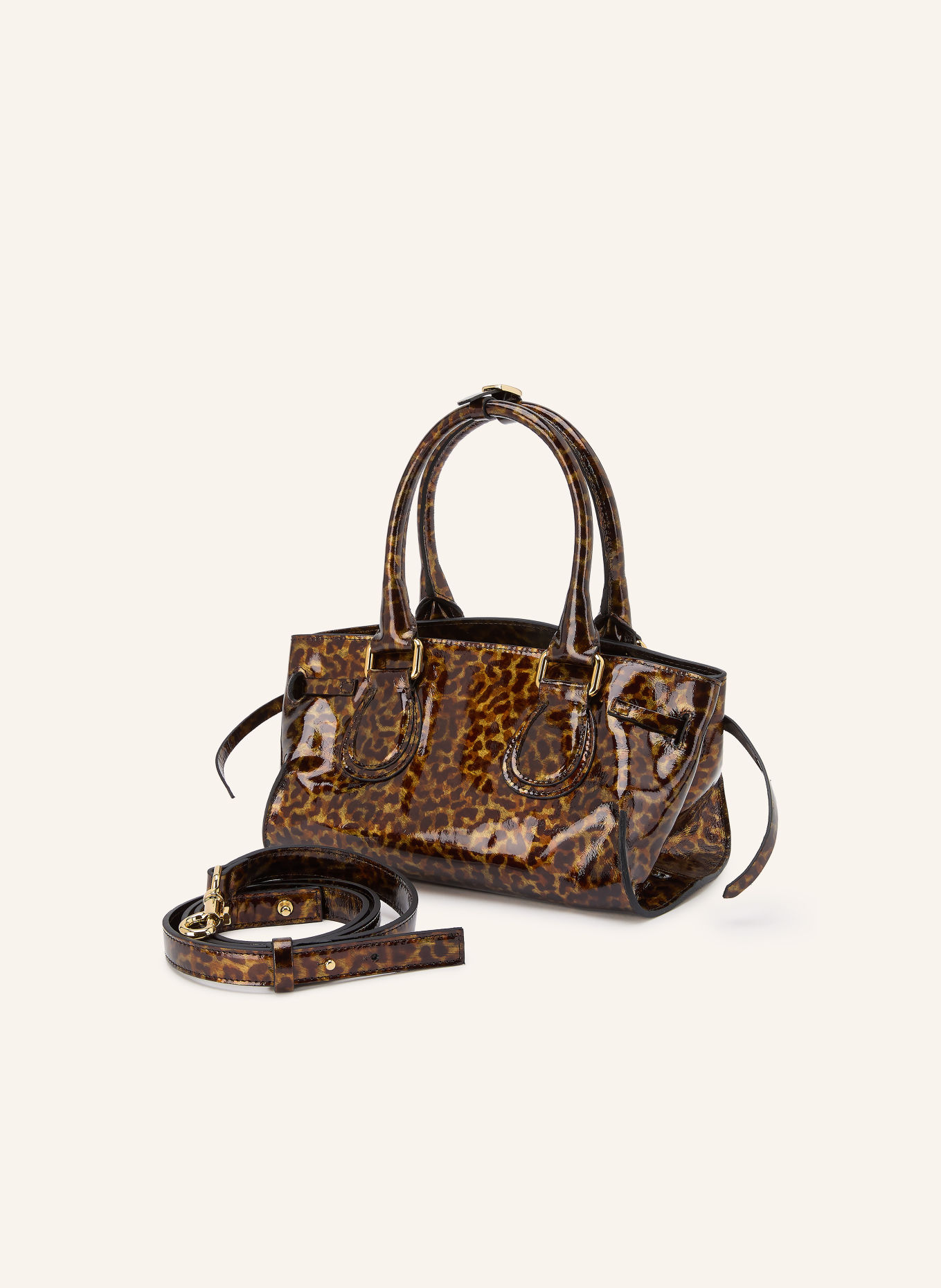 RADICA STUDIO Handtasche MAMMA MINI: DUNKELBRAUN / HELLBRAUN / BRAUN