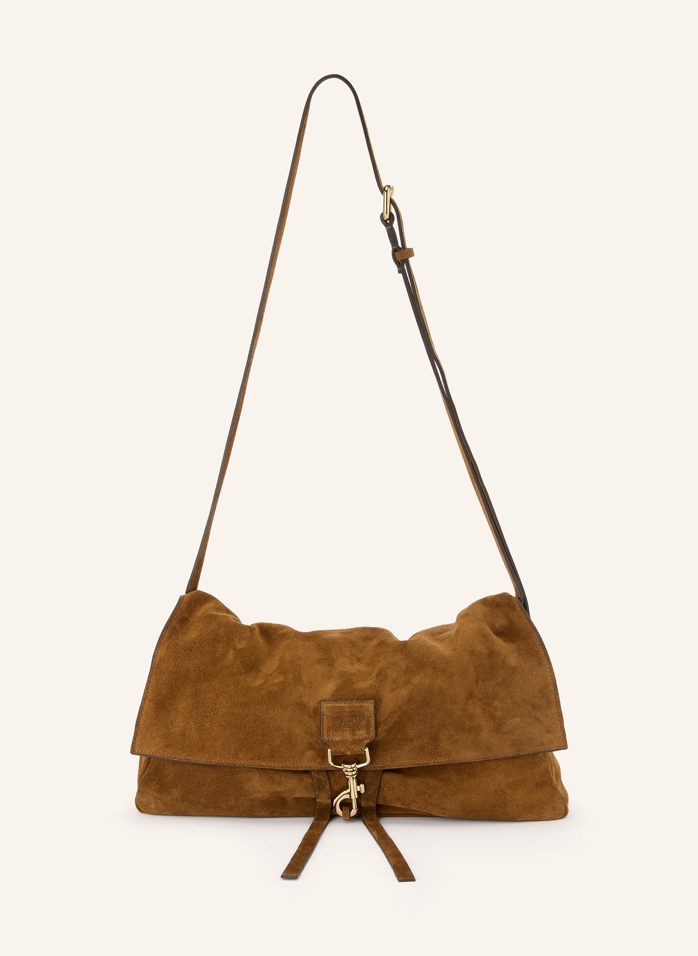 RADICA STUDIO Umhängetasche LA BISACCIA MIDI: COGNAC / GOLD
