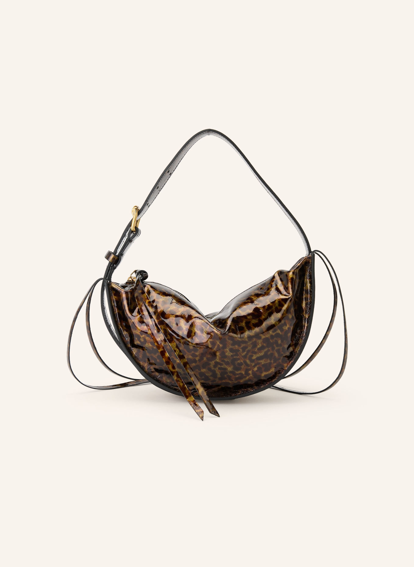 RADICA STUDIO Handtasche AMACA MINI: BRAUN / DUNKELGELB