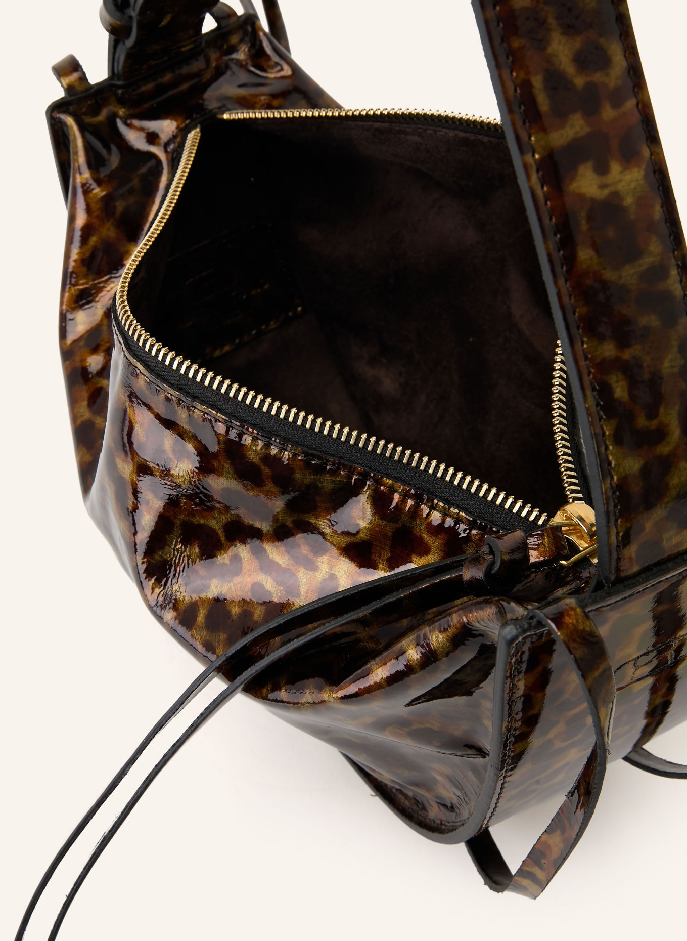 RADICA STUDIO Handtasche AMACA MINI: BRAUN / DUNKELGELB