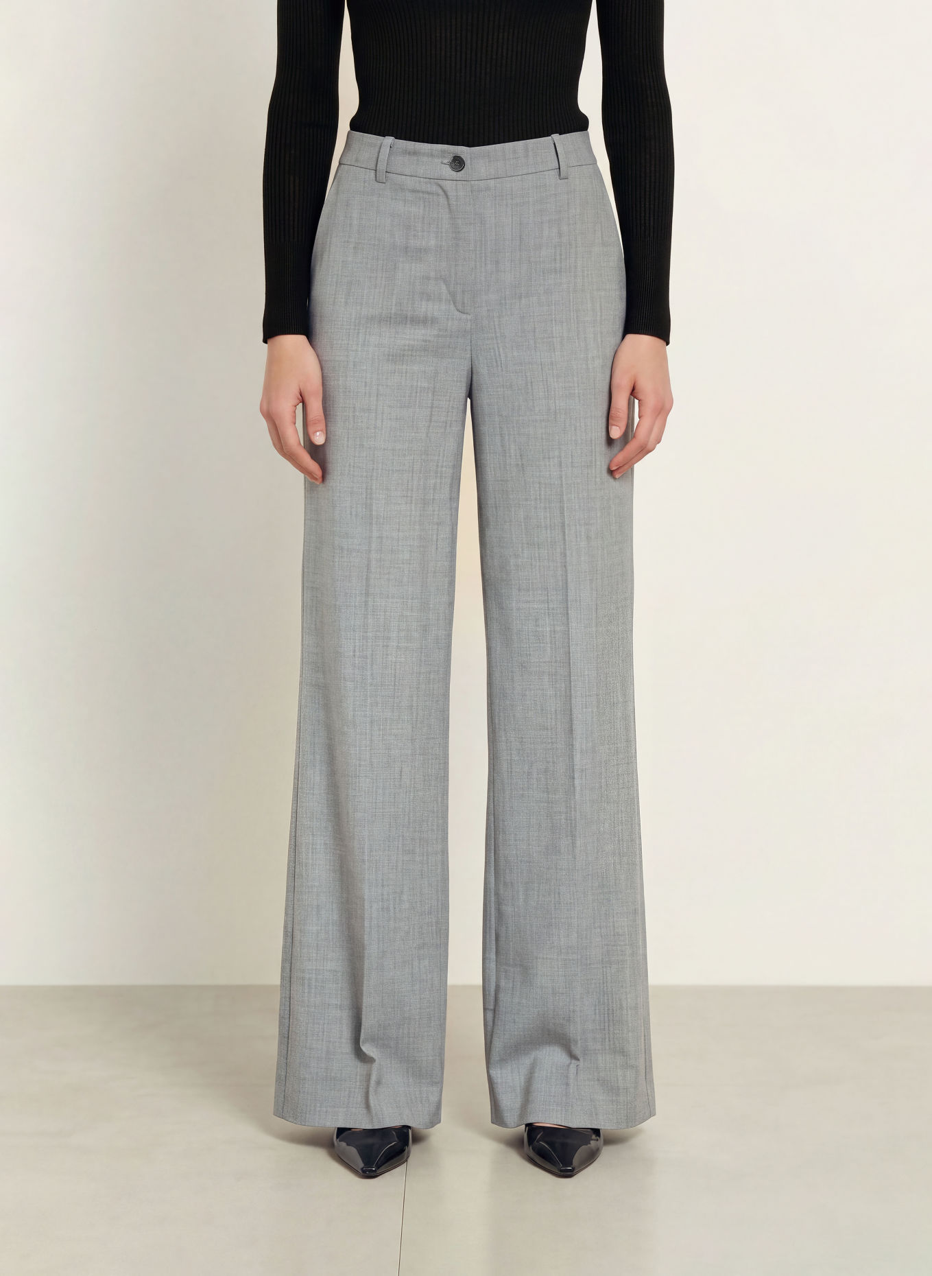 PATRIZIA PEPE Marlenehose: GRAU