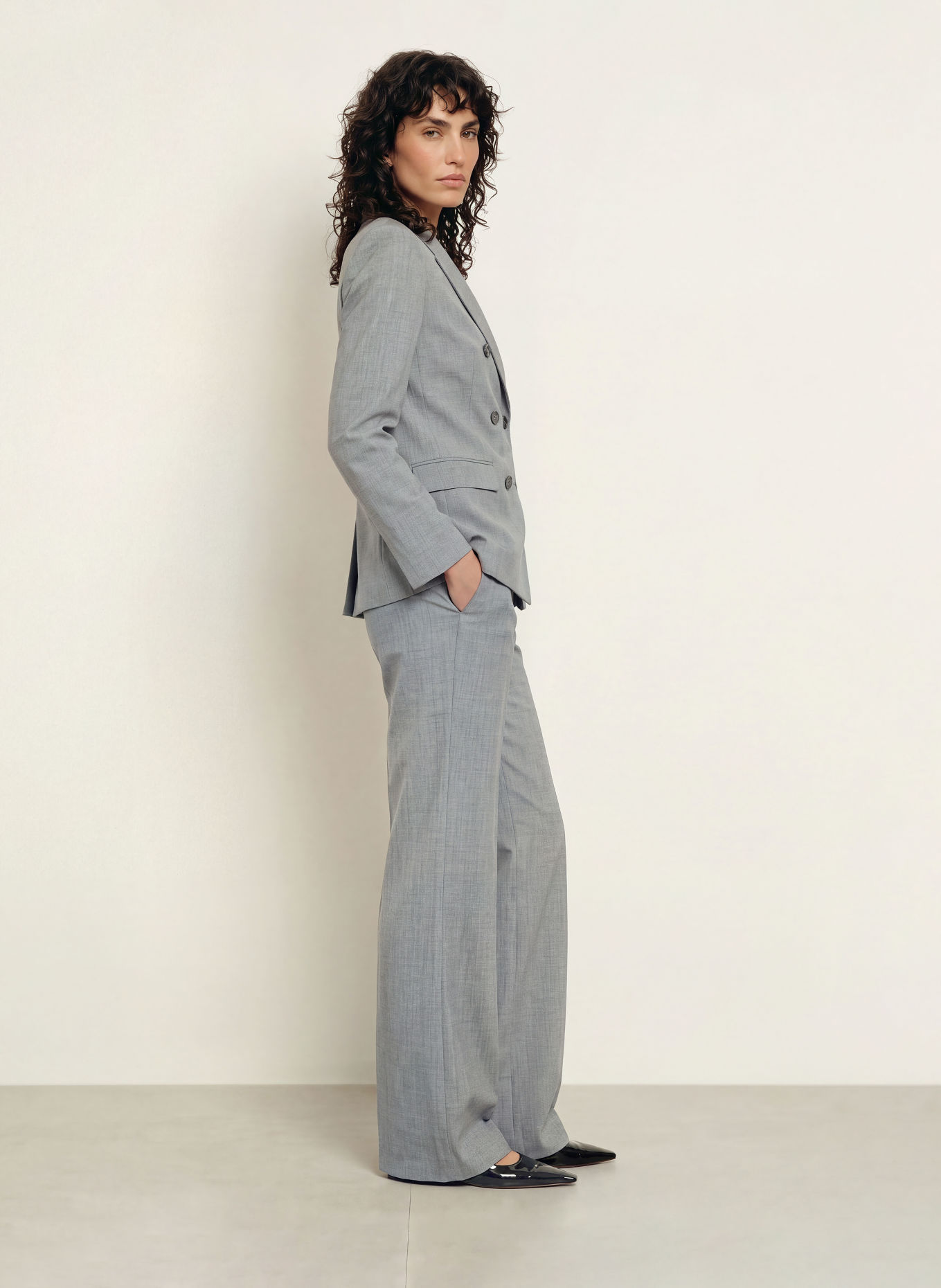 PATRIZIA PEPE Marlenehose: GRAU