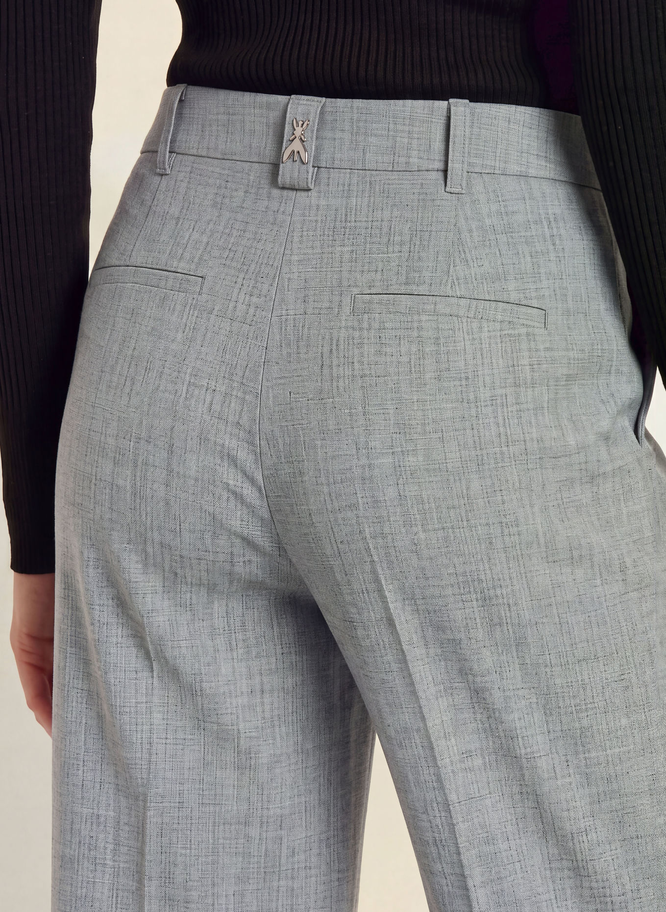 PATRIZIA PEPE Marlenehose: GRAU