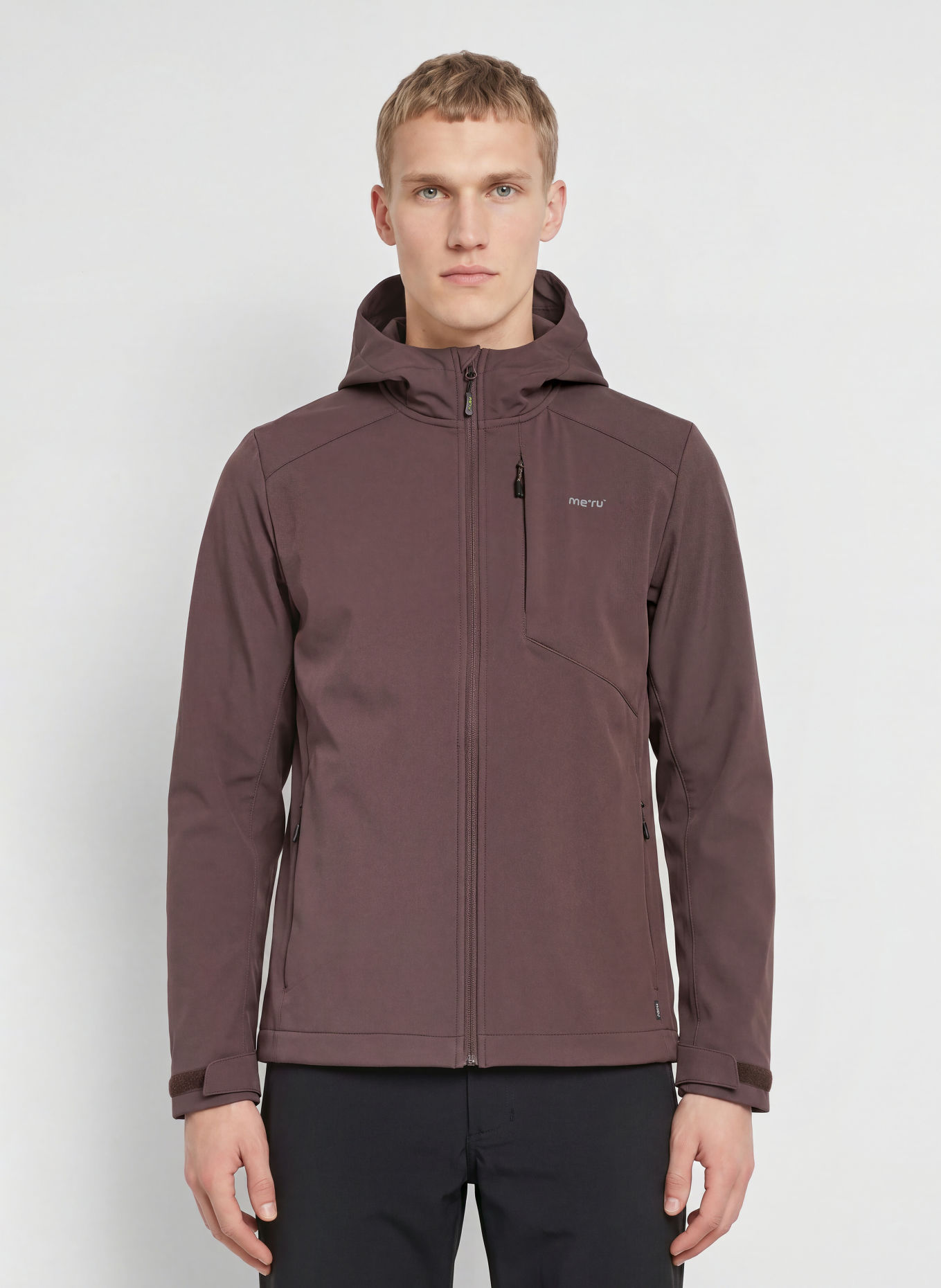 me°ru' BORDEAUX Softshell jacket: BROWN