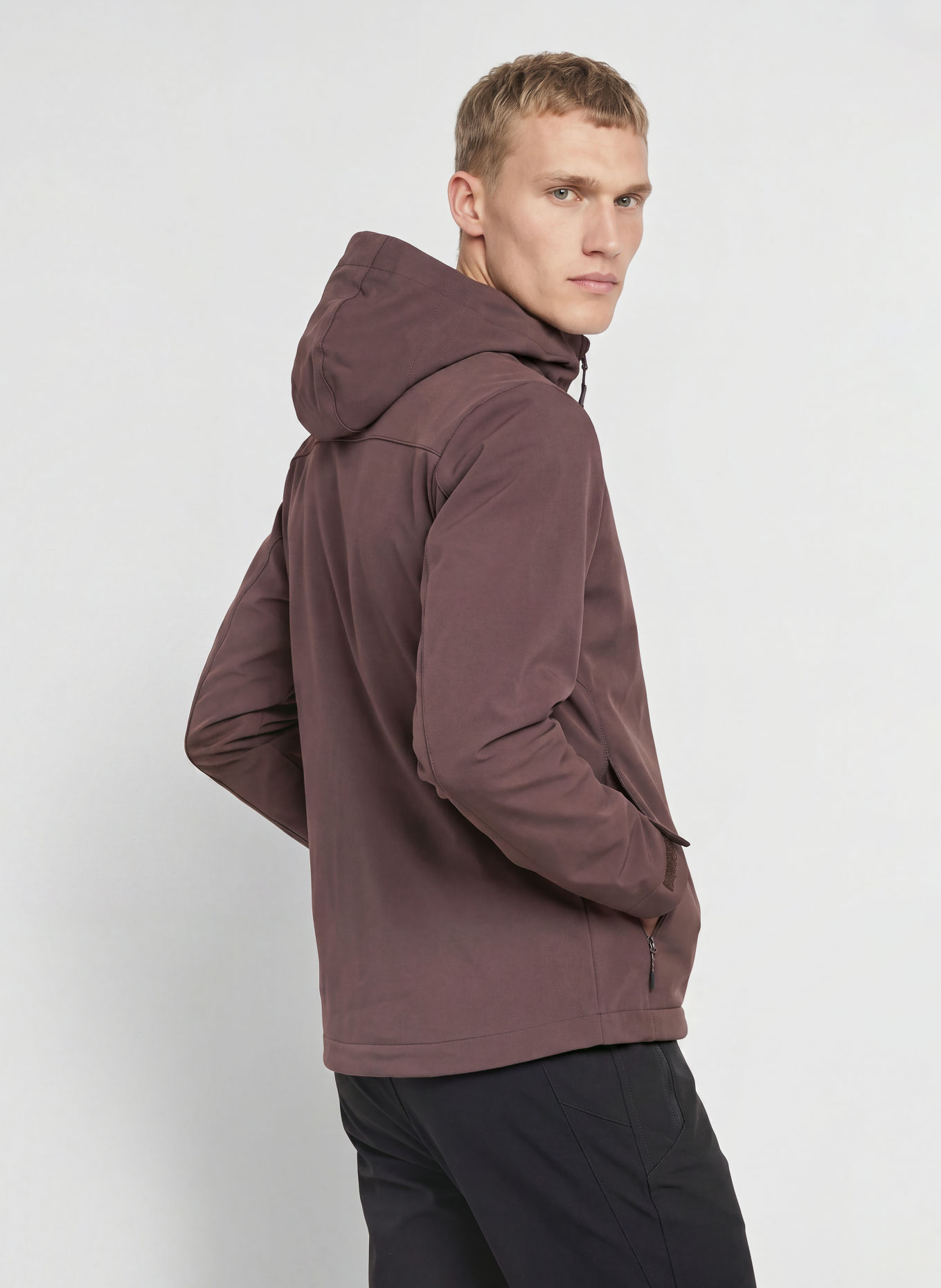 me°ru' BORDEAUX Softshell jacket: BROWN