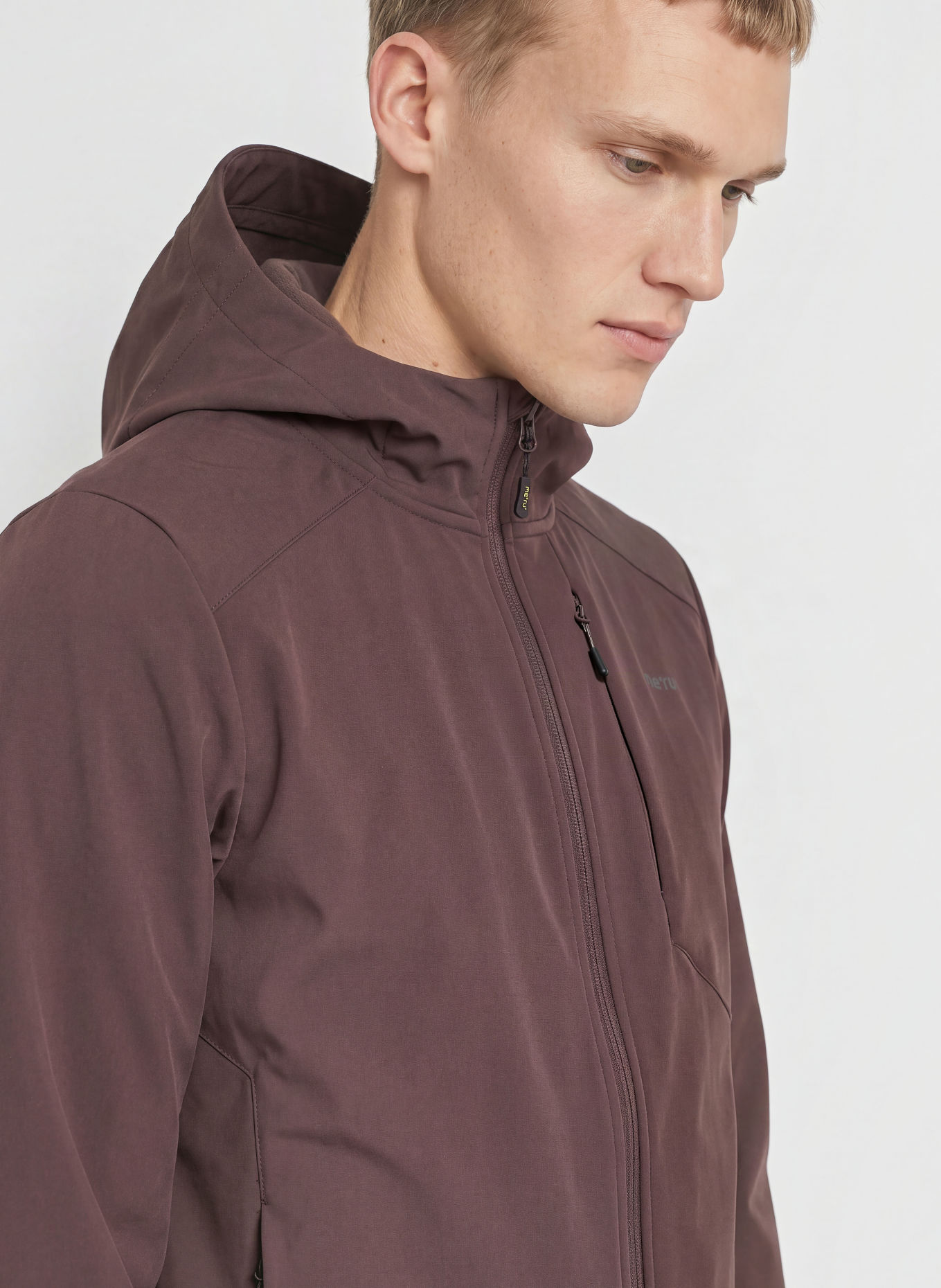me°ru' BORDEAUX Softshell jacket: BROWN