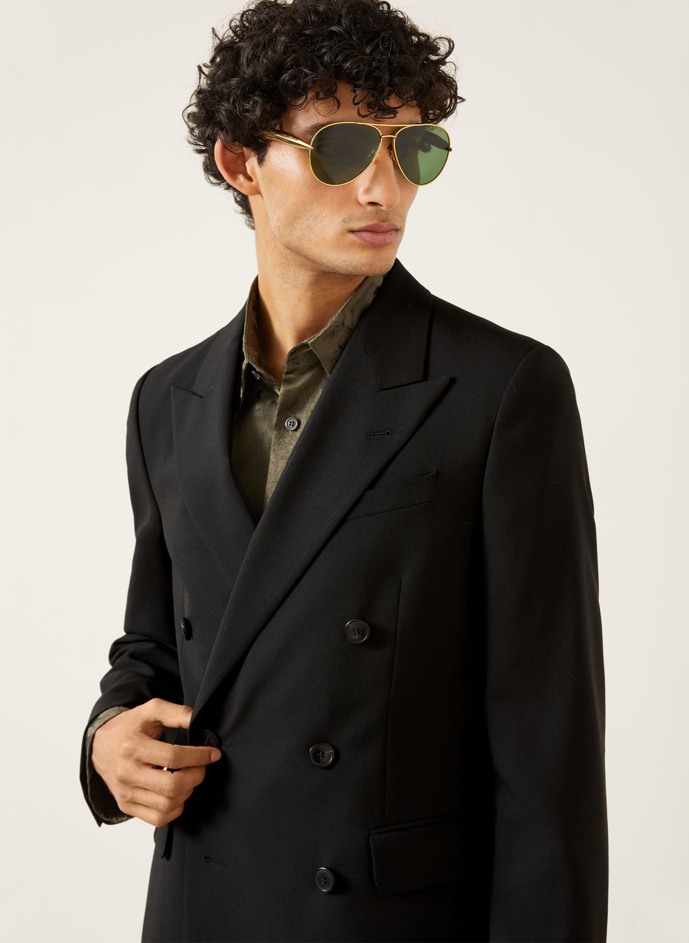 DRIES VAN NOTEN Costume KODYY coupe slim: NOIR