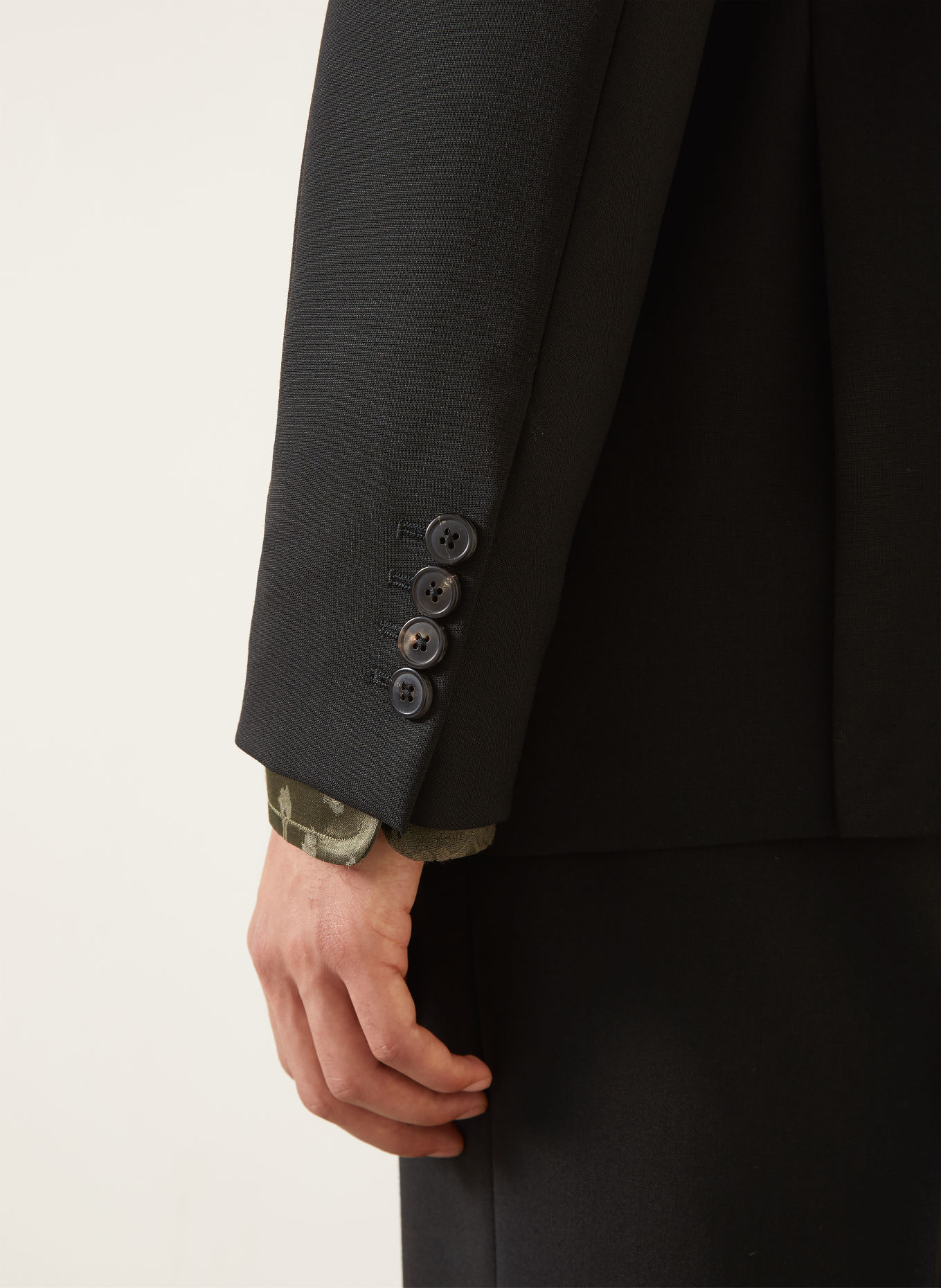 DRIES VAN NOTEN Costume KODYY coupe slim: NOIR