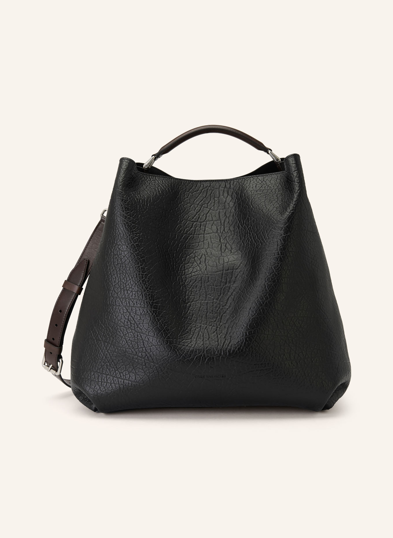 DRIES VAN NOTEN Shoppers: ZWART / ZILVER / MARRON FONCÉ