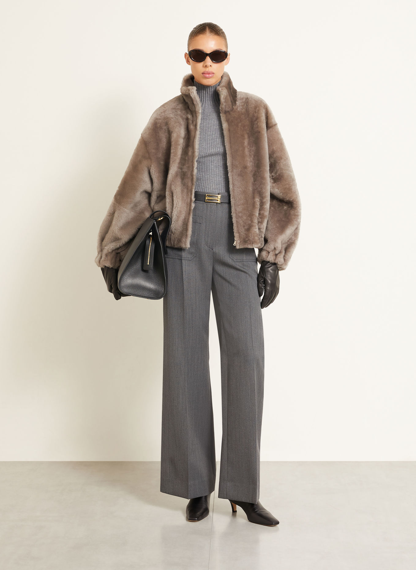 NOUR HAMMOUR Jas CORTINA: TAUPE