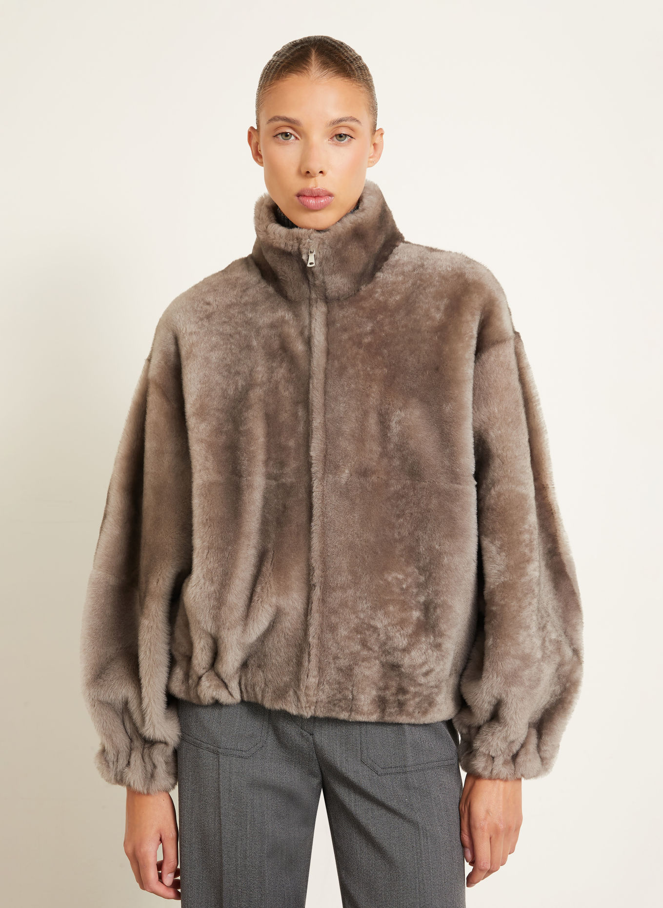NOUR HAMMOUR Jas CORTINA: TAUPE
