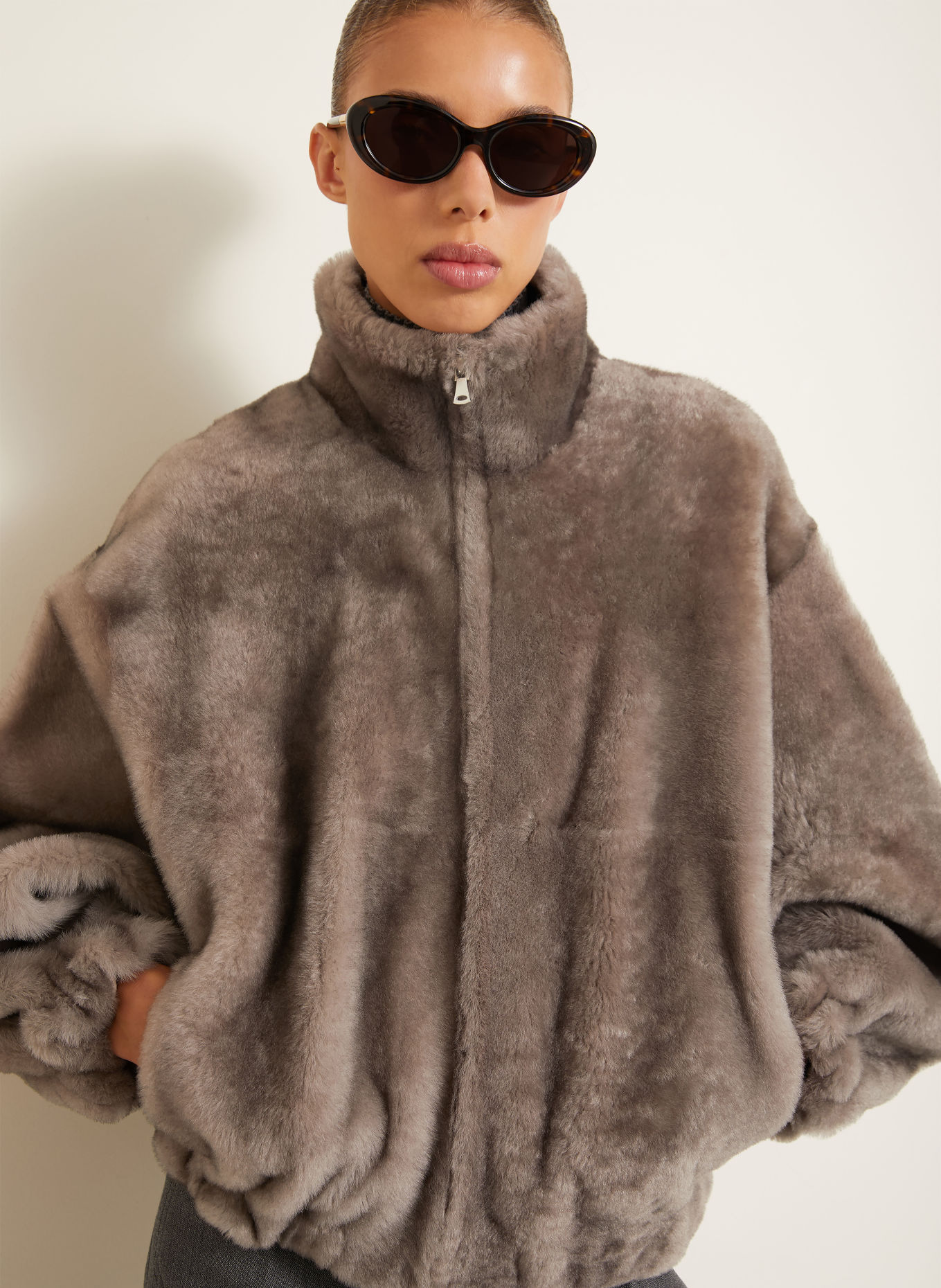 NOUR HAMMOUR Jas CORTINA: TAUPE