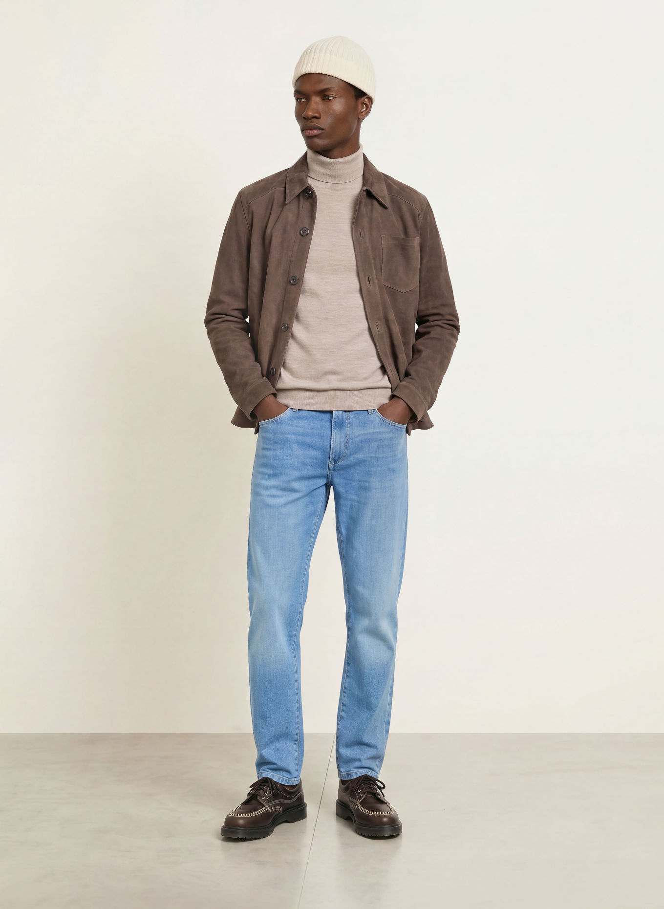 PAUL Slim-Fit Jeans: 4048 Bleached