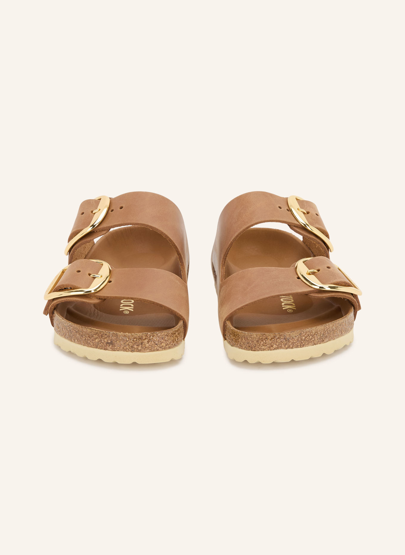 BIRKENSTOCK Slippers ARIZONA BIG BUCKLE: CAMEL
