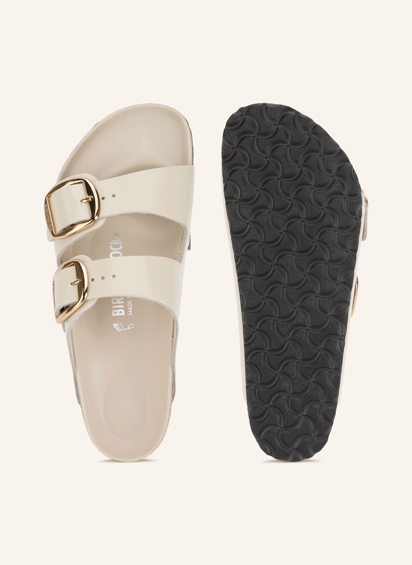 BIRKENSTOCK Pantoletten ARIZONA BIG BUCKLE: HELLGRAU