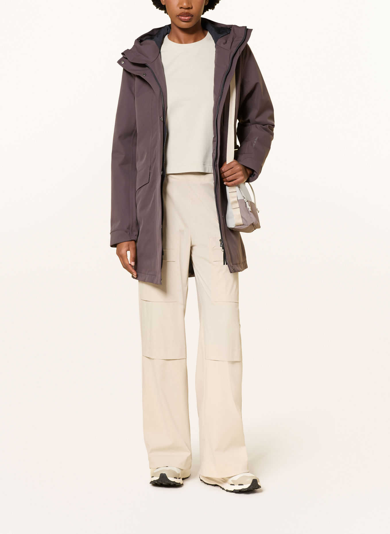 me°ru' TIDAHOLM Parka: DARK BROWN