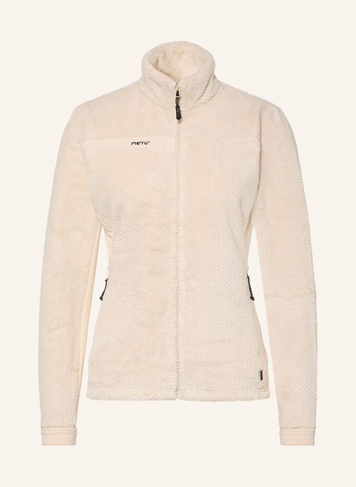 me°ru' ONEROA Fleece Jacket: BEIGE