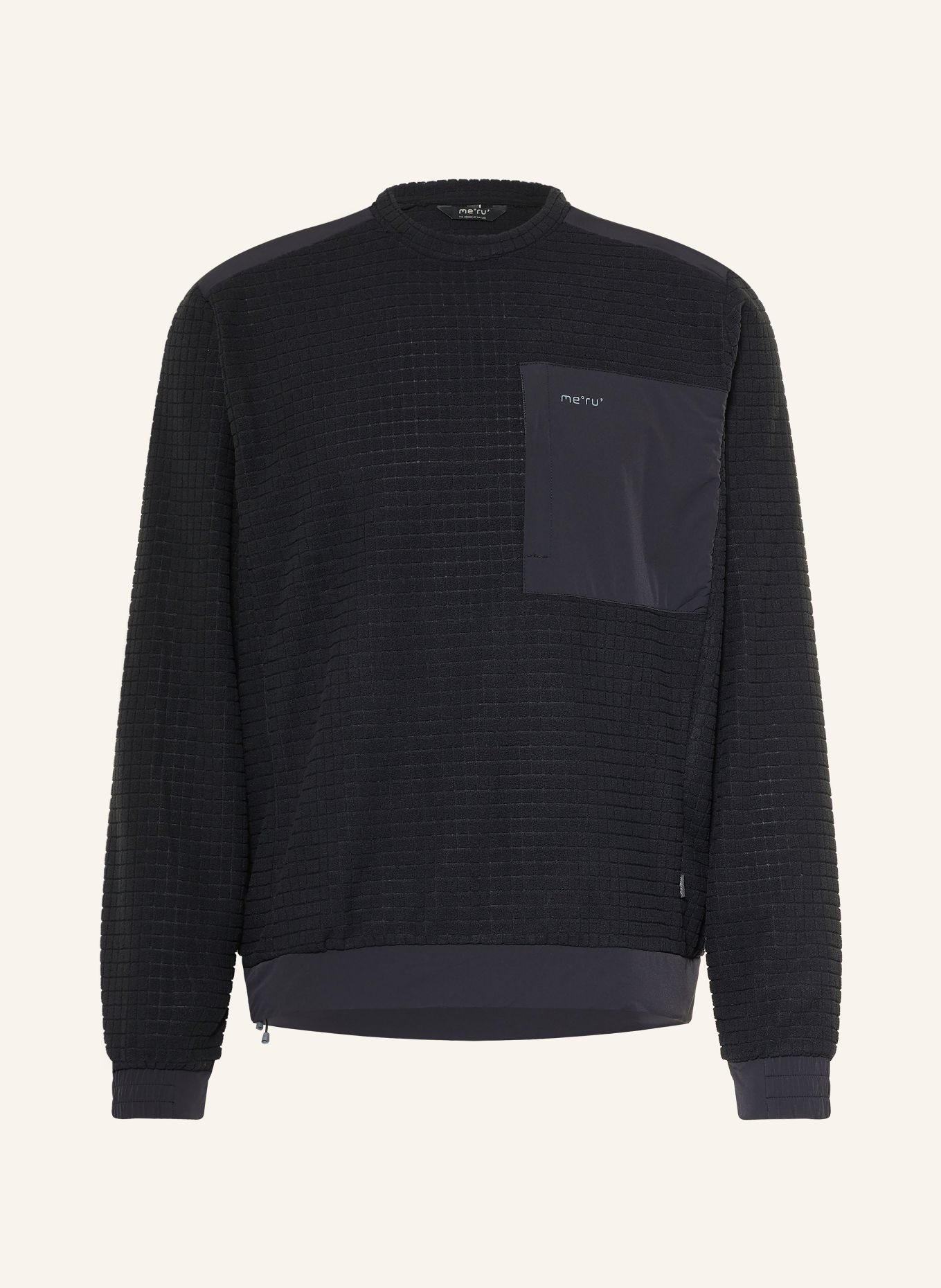 me°ru' Funktionsshirt JAMUNDI: SCHWARZ