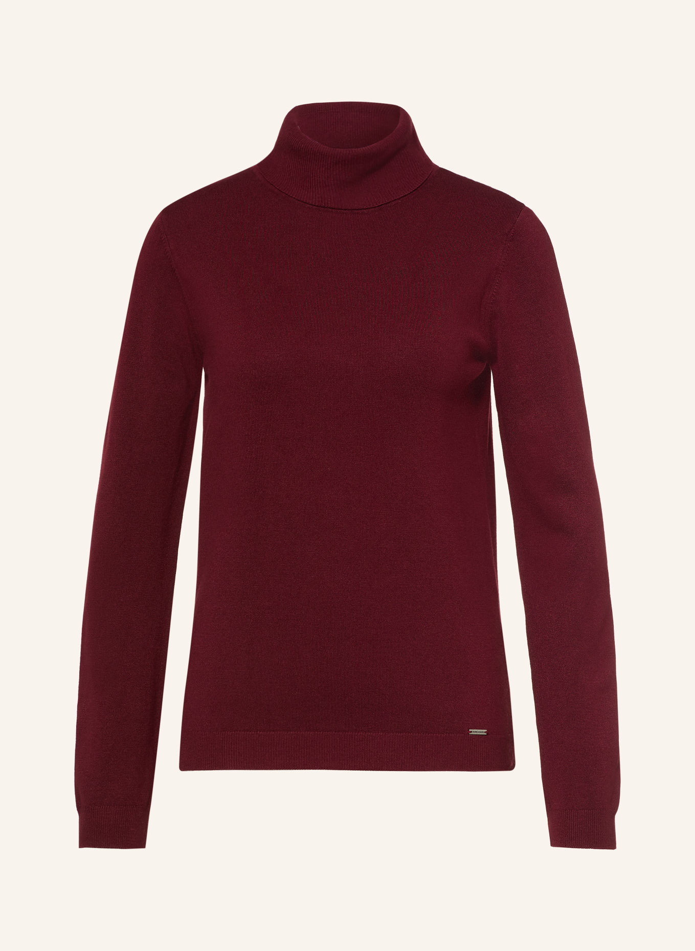 MORE & MORE Turtleneck sweater: DARK RED