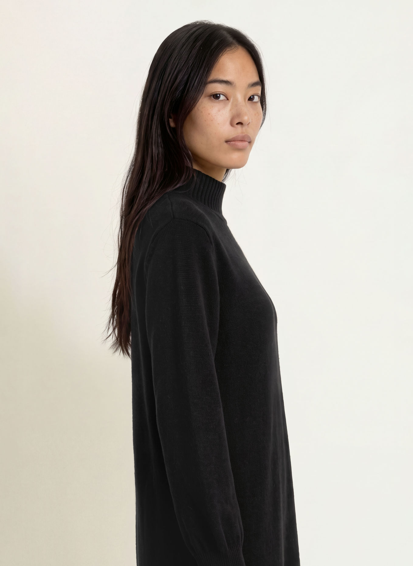 MORE & MORE Robe en maille: NOIR