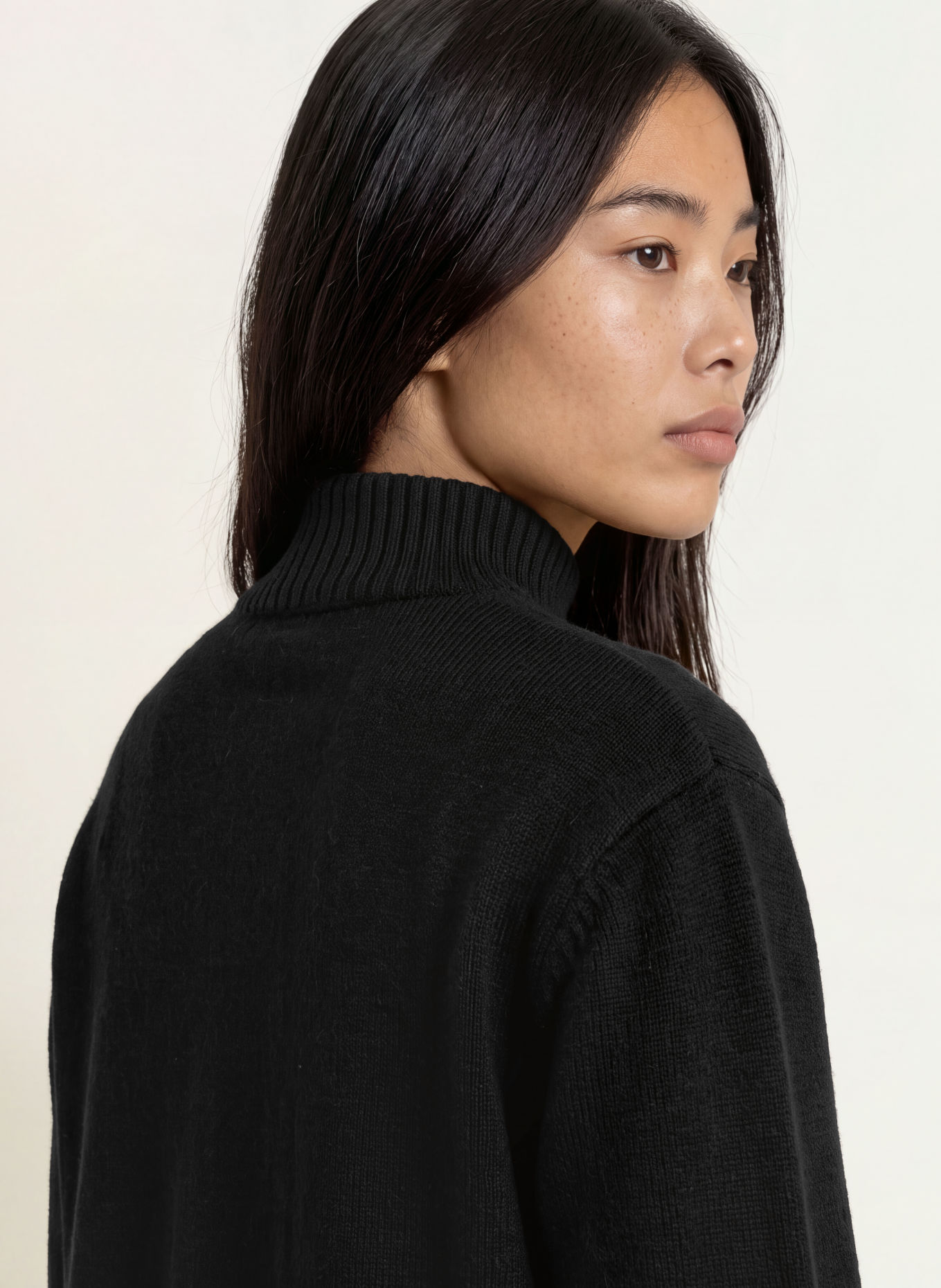 MORE & MORE Robe en maille: NOIR