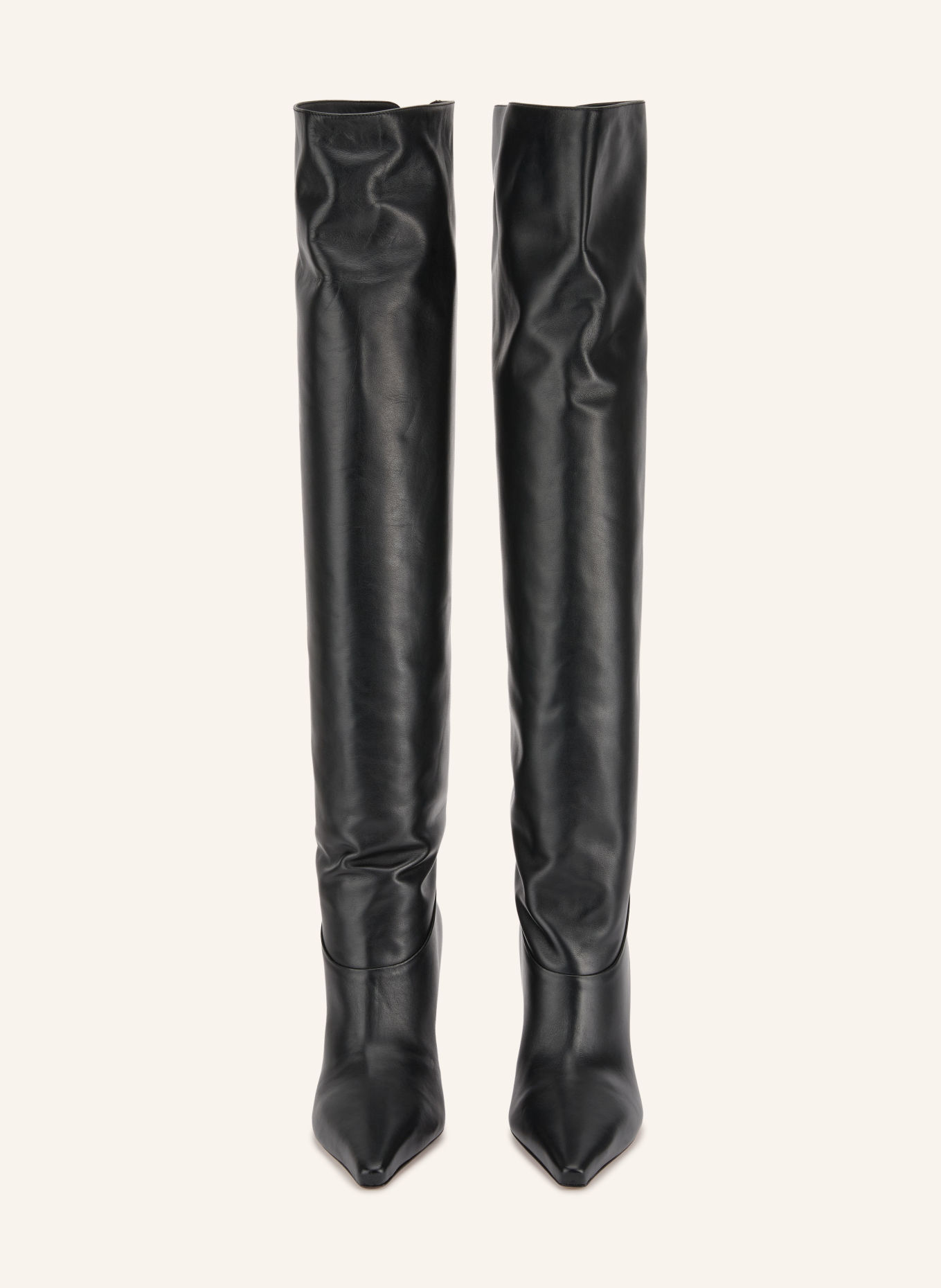 PARIS TEXAS Overknee-Stiefel ROSE: SCHWARZ