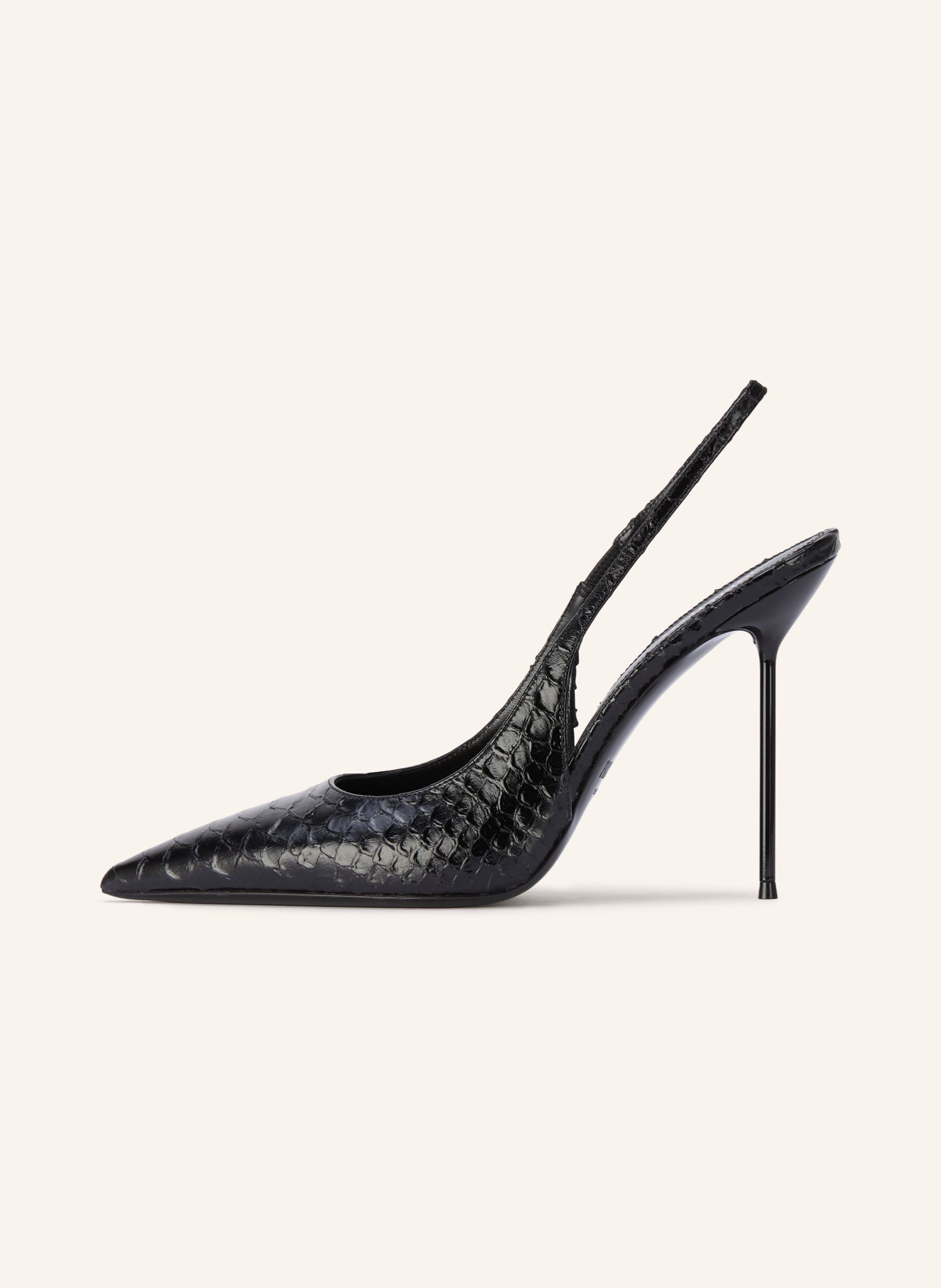 PARIS TEXAS Slingbacks LIDIA: ZWART