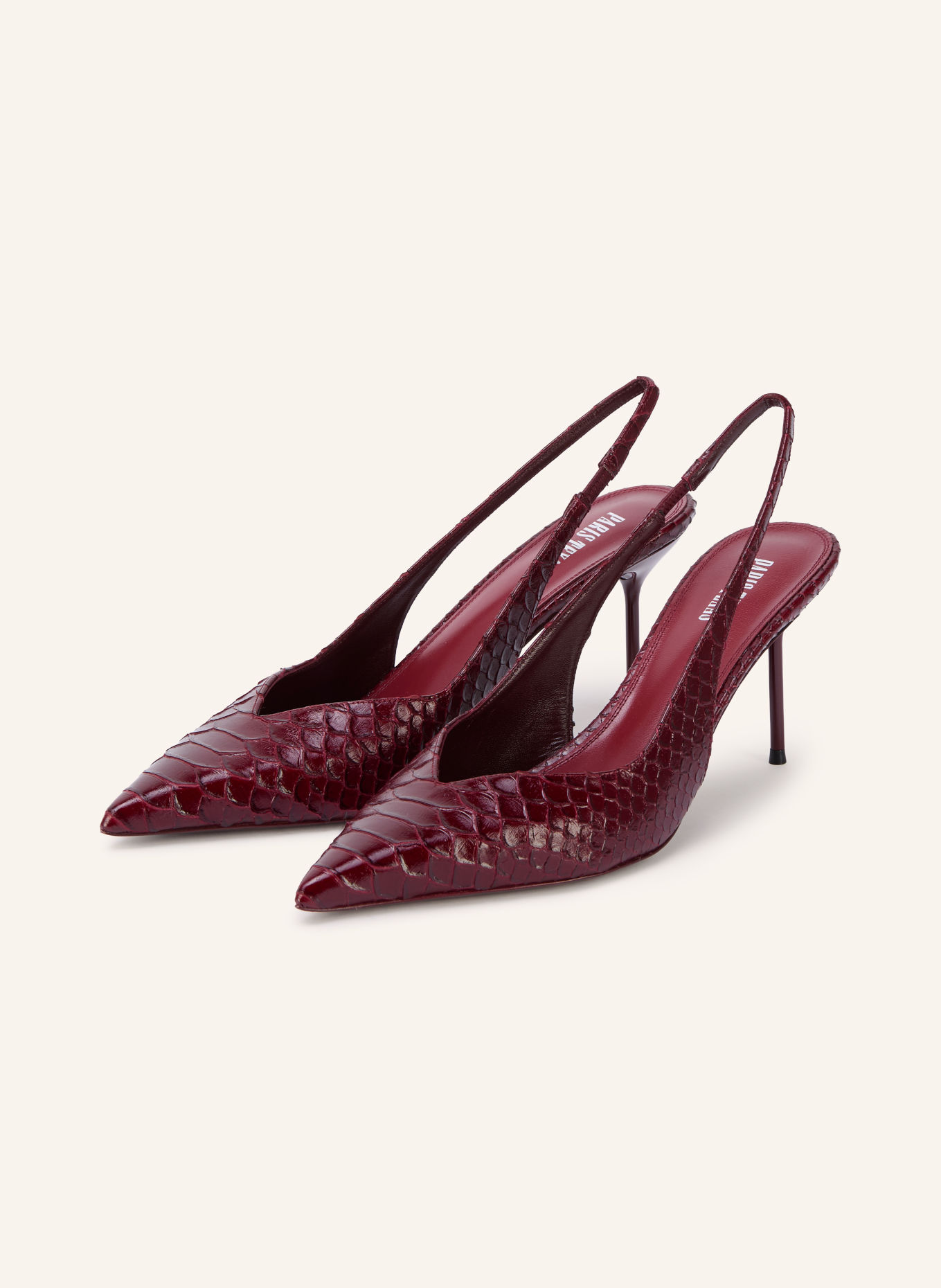 PARIS TEXAS Slingpumps LIDIA: DUNKELROT