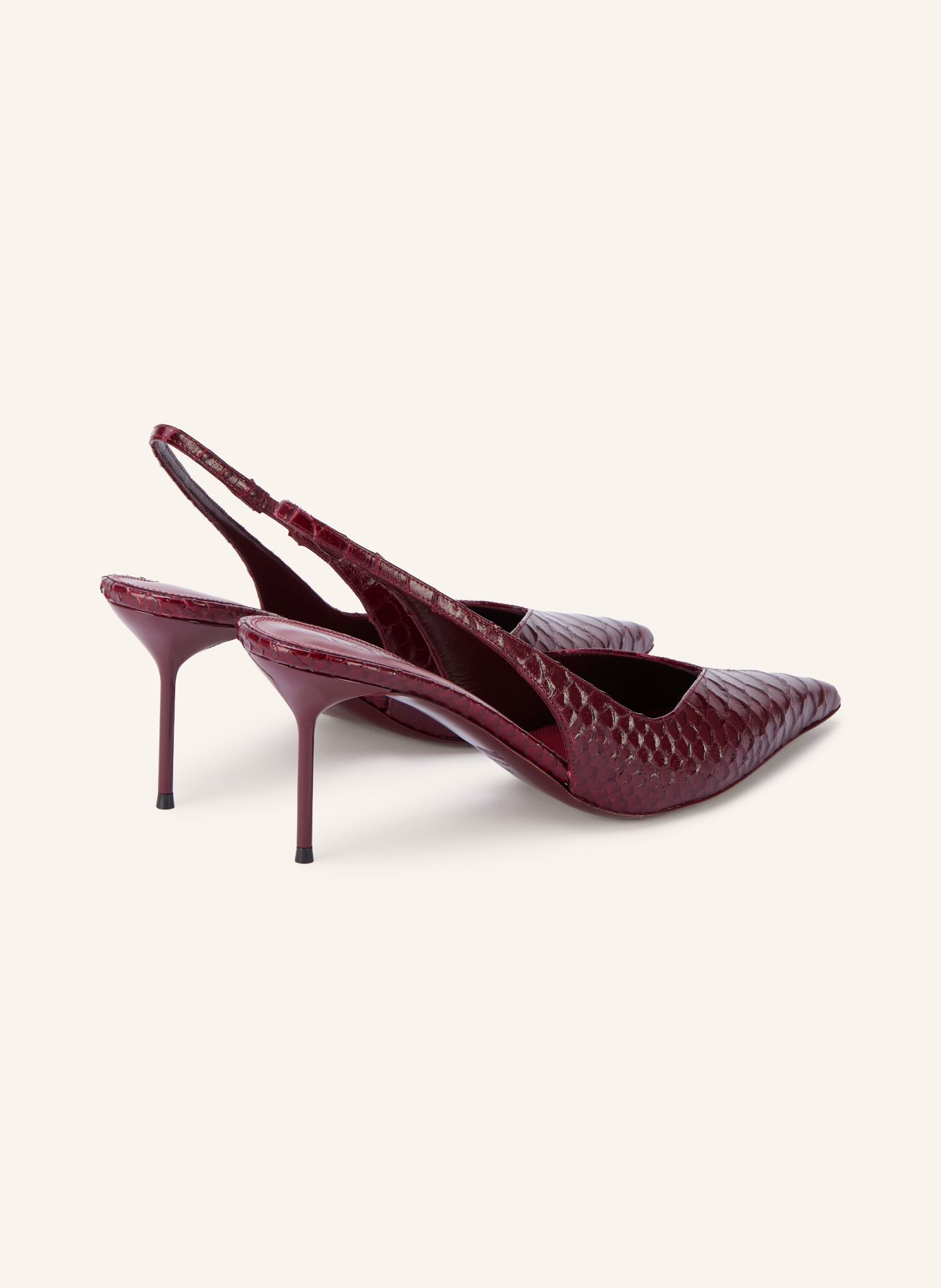PARIS TEXAS Slingpumps LIDIA: DUNKELROT