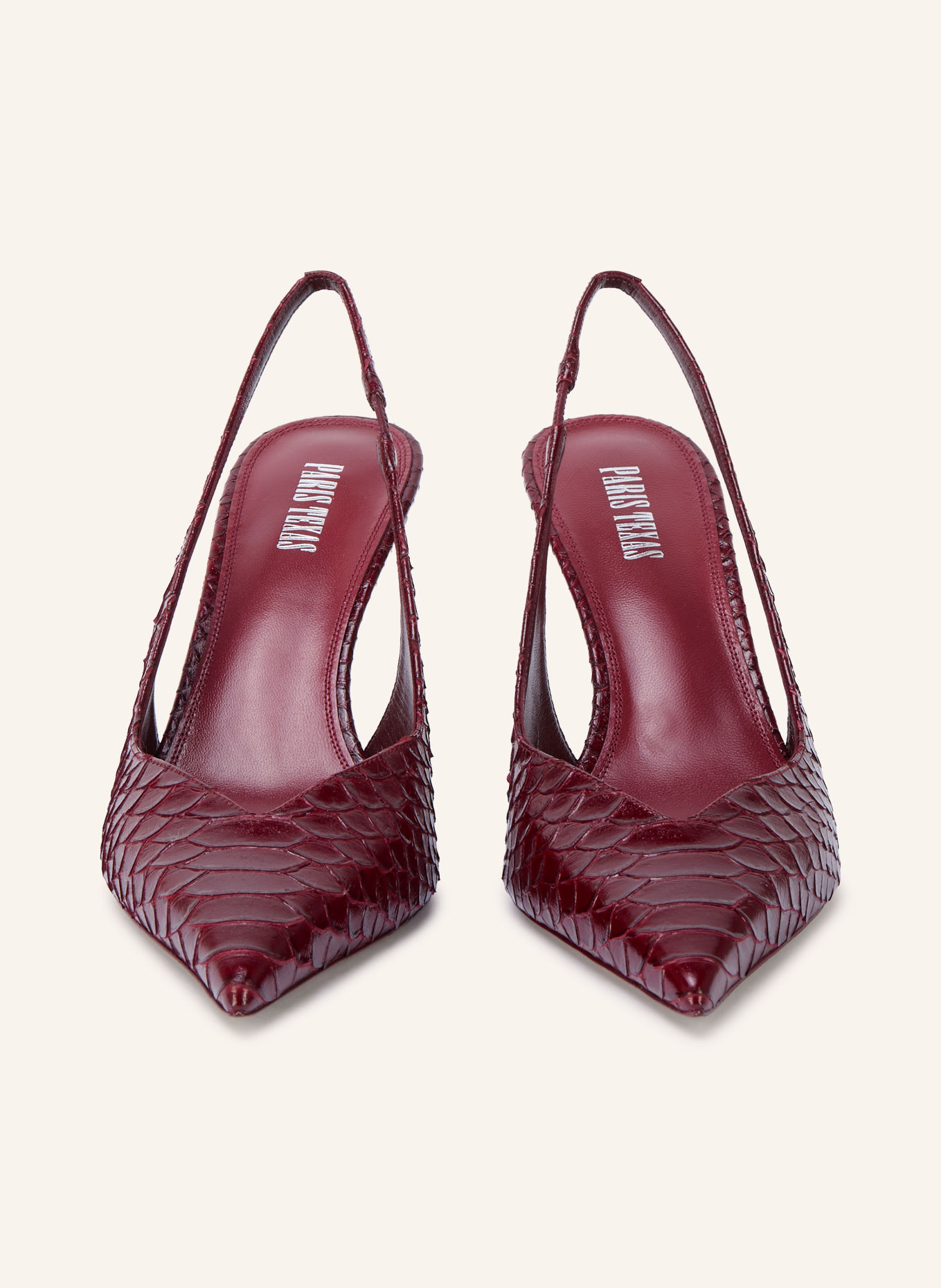 PARIS TEXAS Slingpumps LIDIA: DUNKELROT