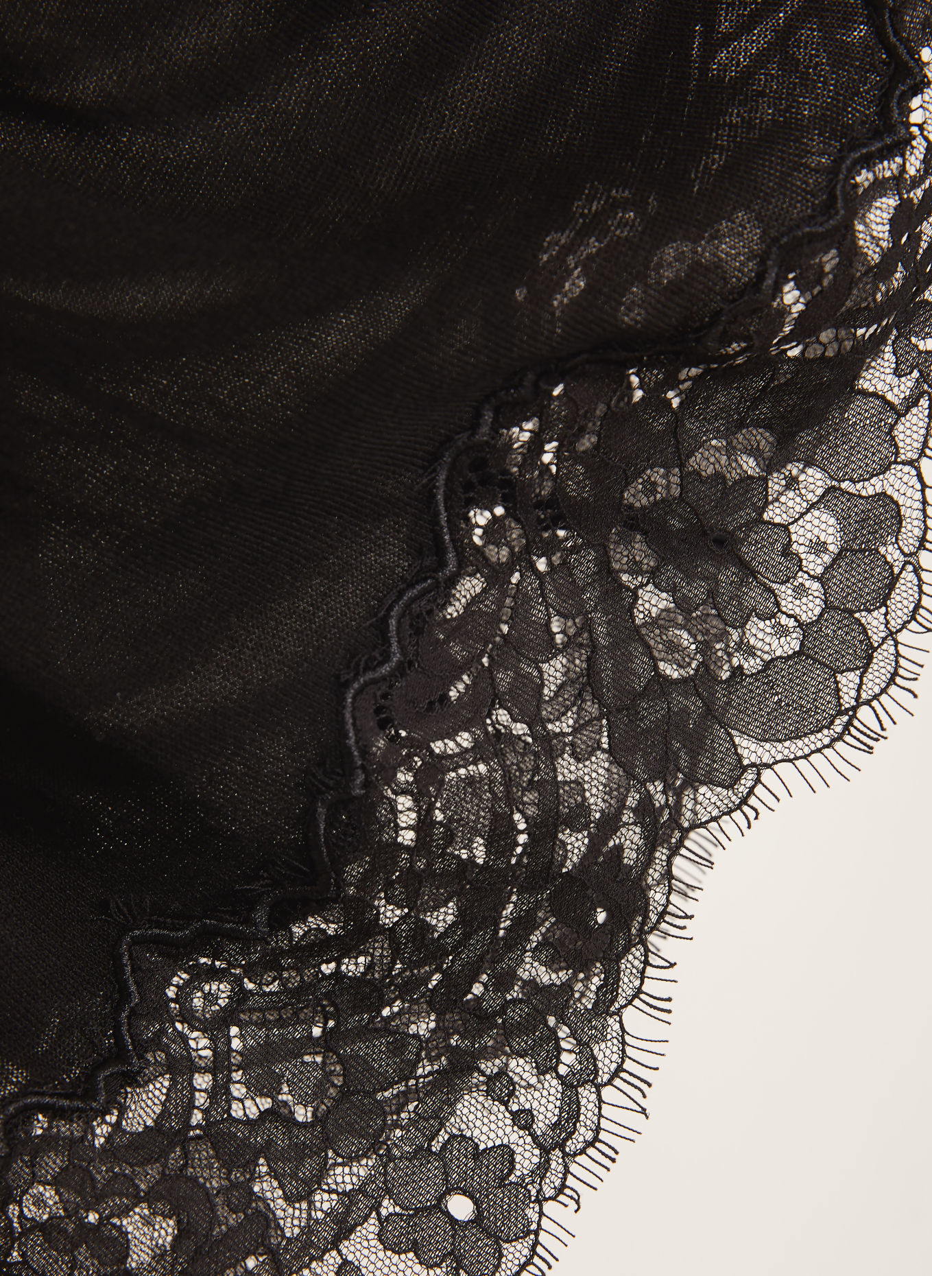 ZIMMERMANN Blusenshirt VALIANT mit Spitze: SCHWARZ