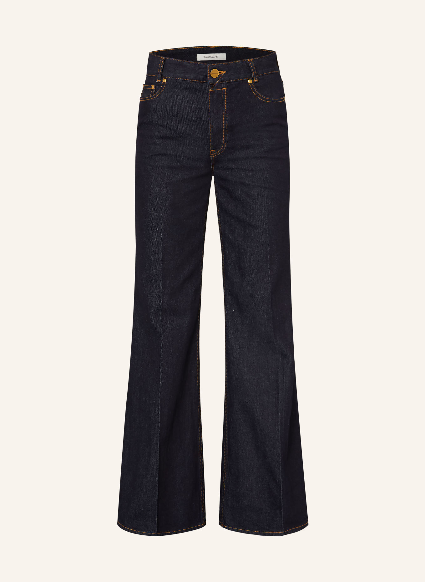 ZIMMERMANN Flared jeans: ONXB Onyx Blue