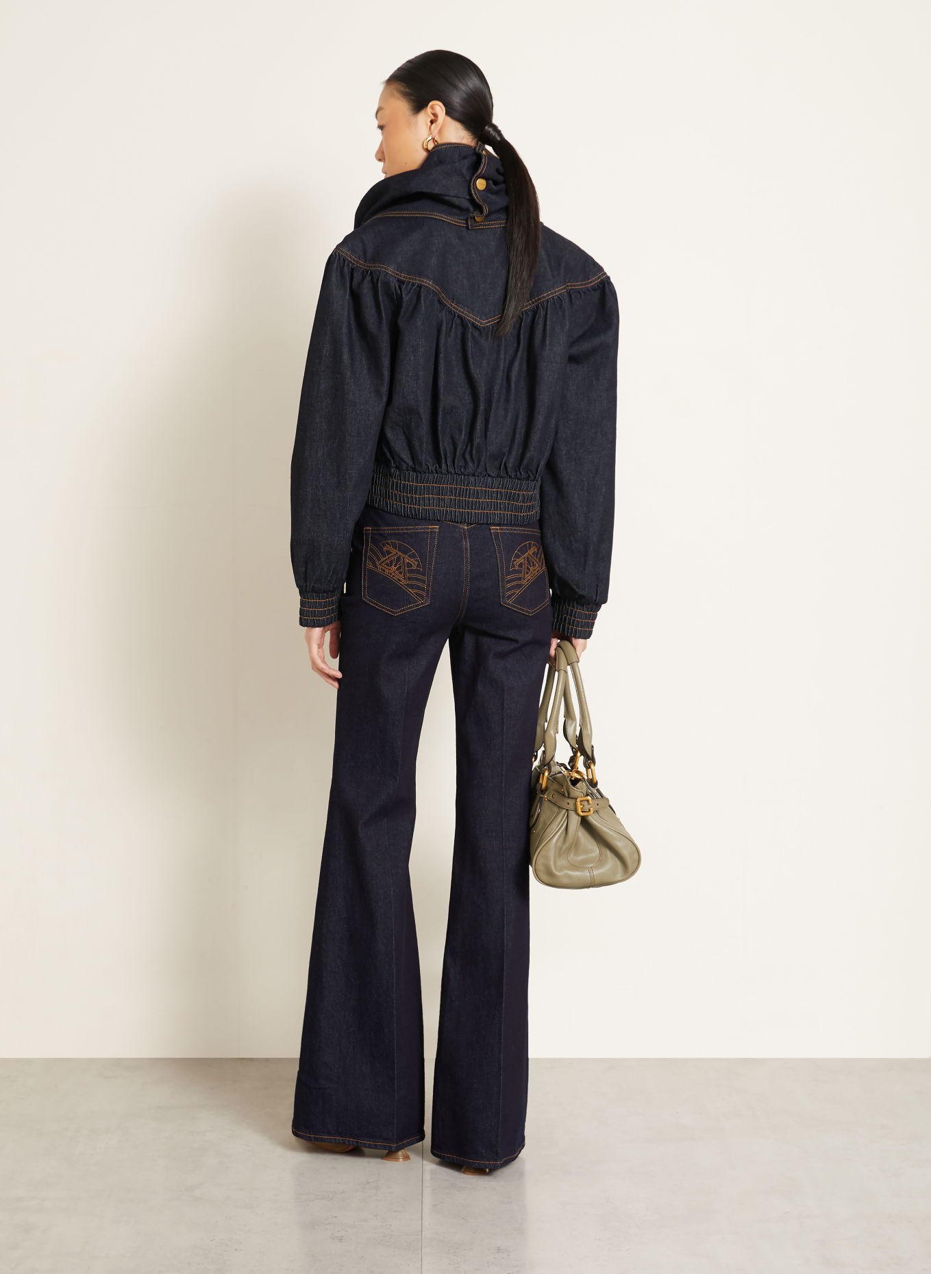 ZIMMERMANN Flared jeans: ONXB Onyx Blue