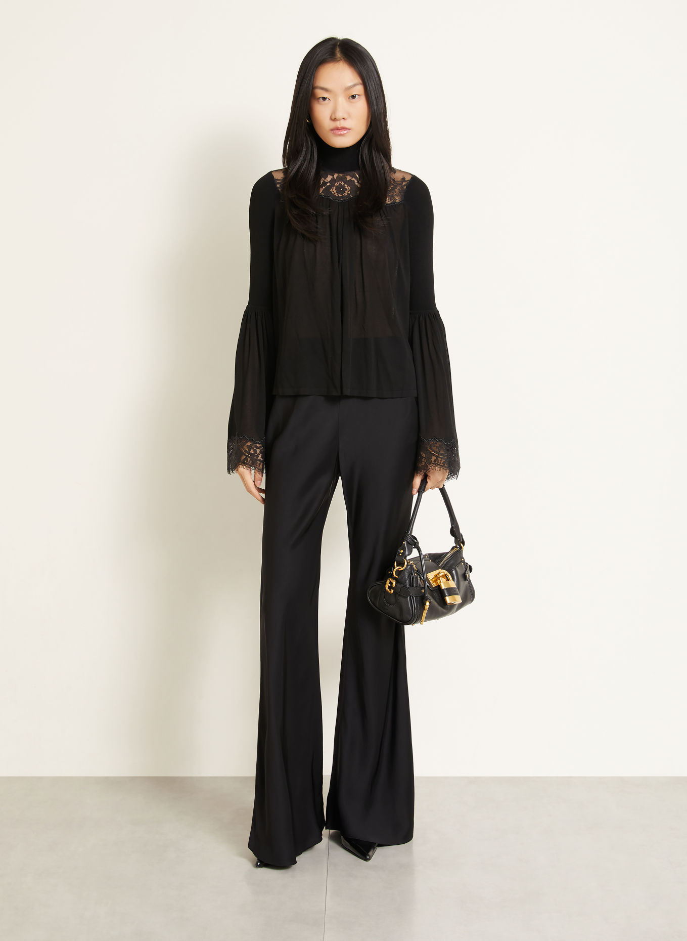ZIMMERMANN Pantalon bootcut: NOIR