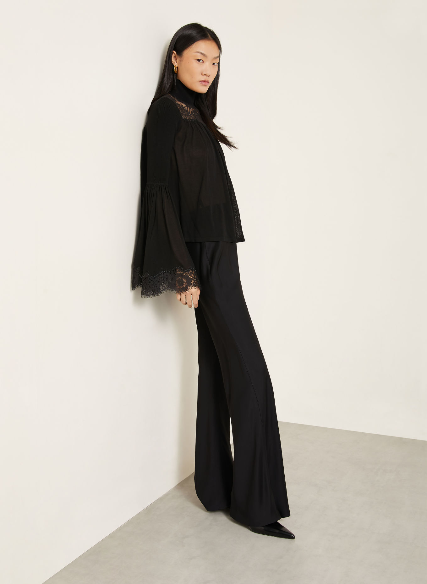 ZIMMERMANN Pantalon bootcut: NOIR