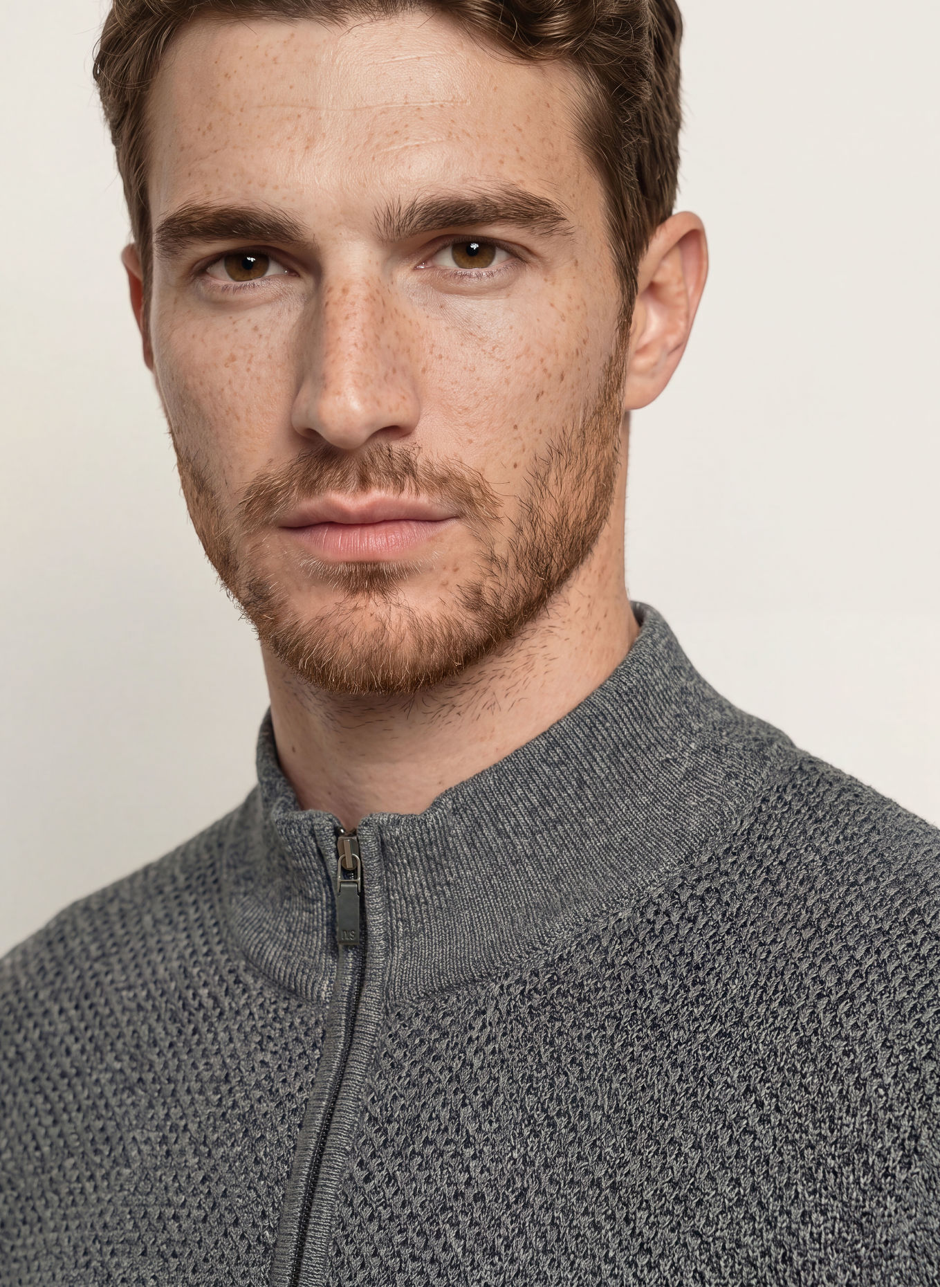 MAURIZIO  BALDASSARI Vest met merinowol: DONKERBLAUW / BLAUWGRIJS