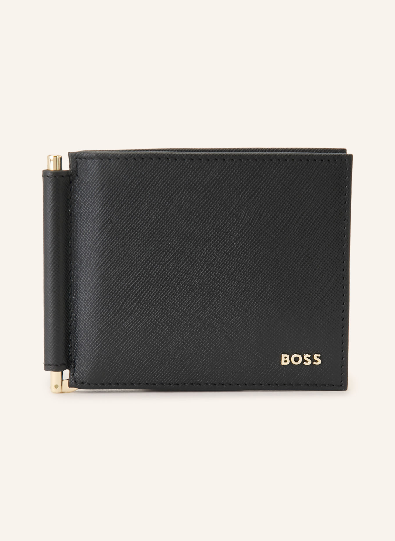 BOSS Peněženka: ČERNÁ / STŘÍBRNÁ