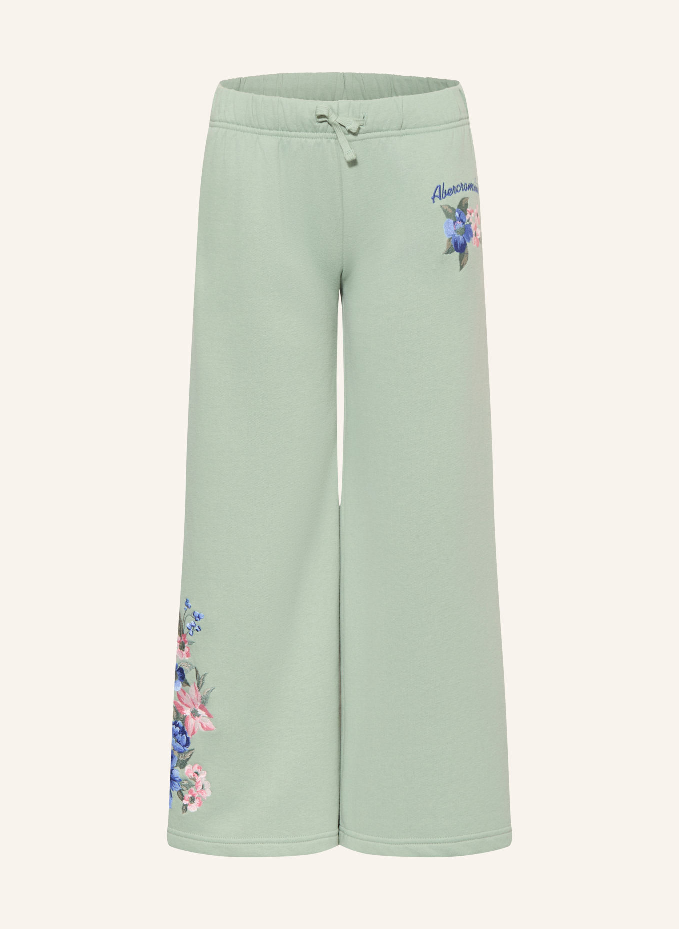 Abercrombie & Fitch Pantalon en molleton: VERT CLAIR / ROSE / BLEU