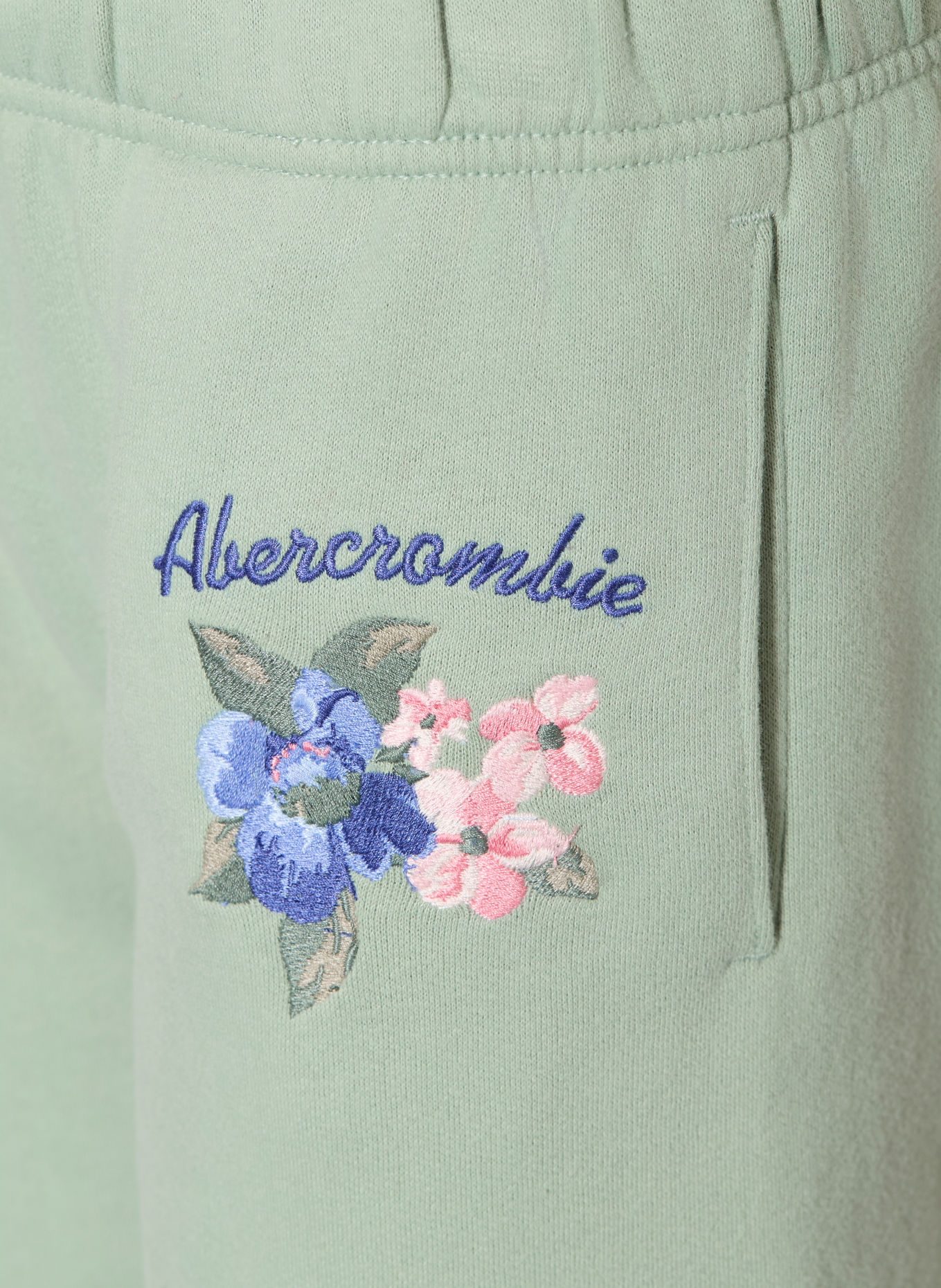 Abercrombie & Fitch Pantalon en molleton: VERT CLAIR / ROSE / BLEU