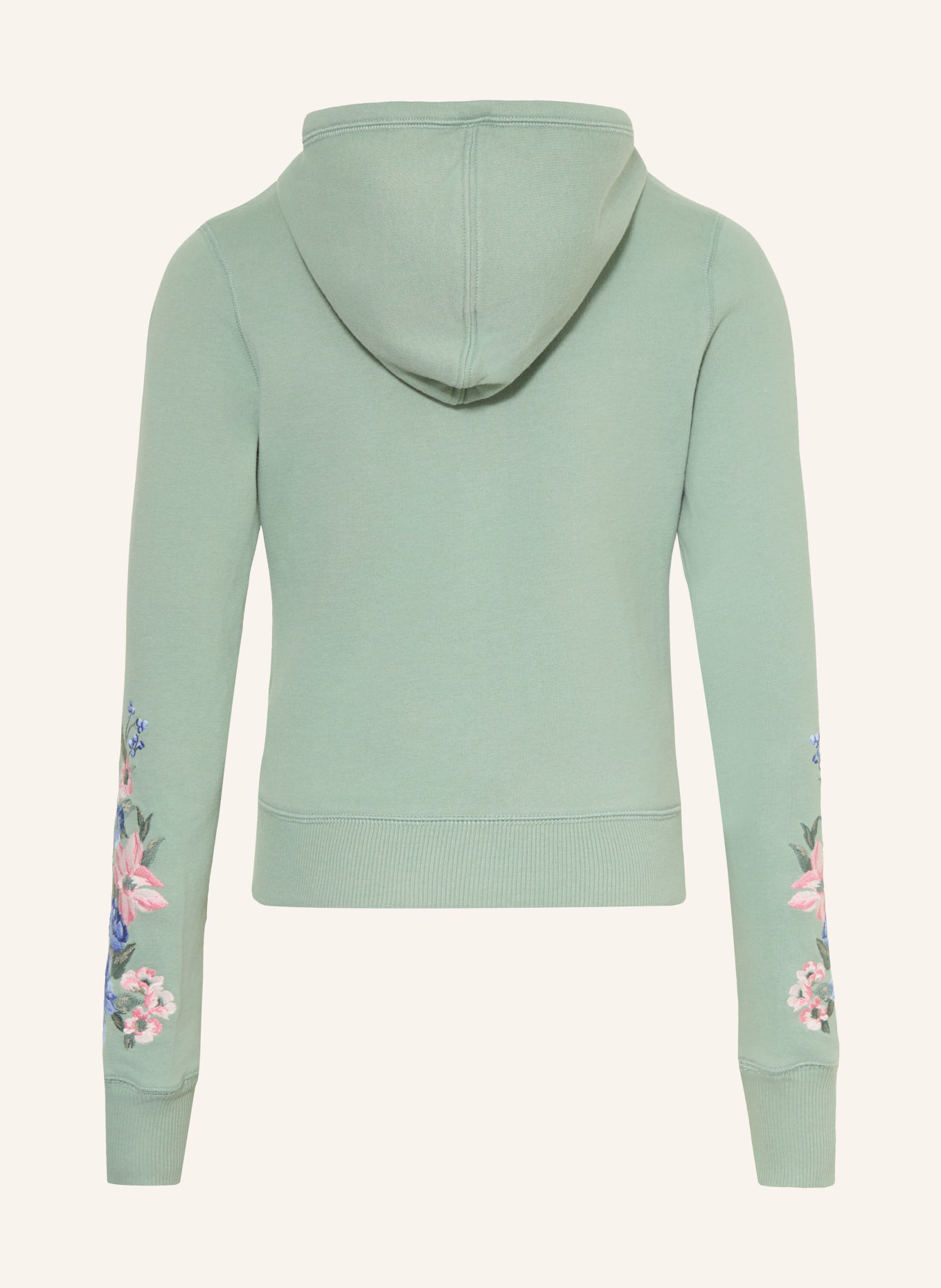 Abercrombie & Fitch Sweat zippé: VERT CLAIR