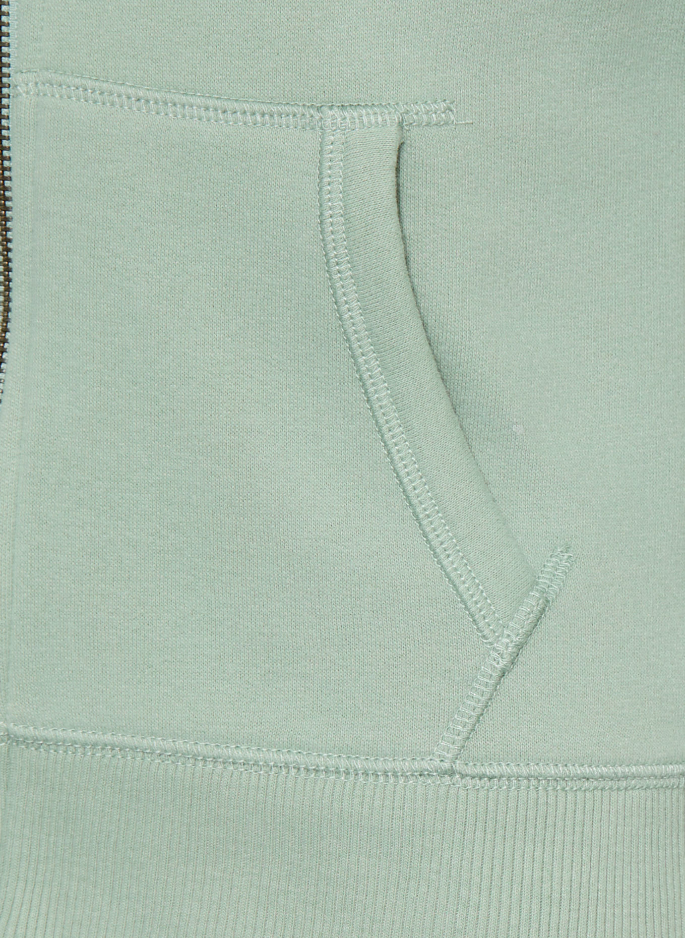 Abercrombie & Fitch Sweat zippé: VERT CLAIR