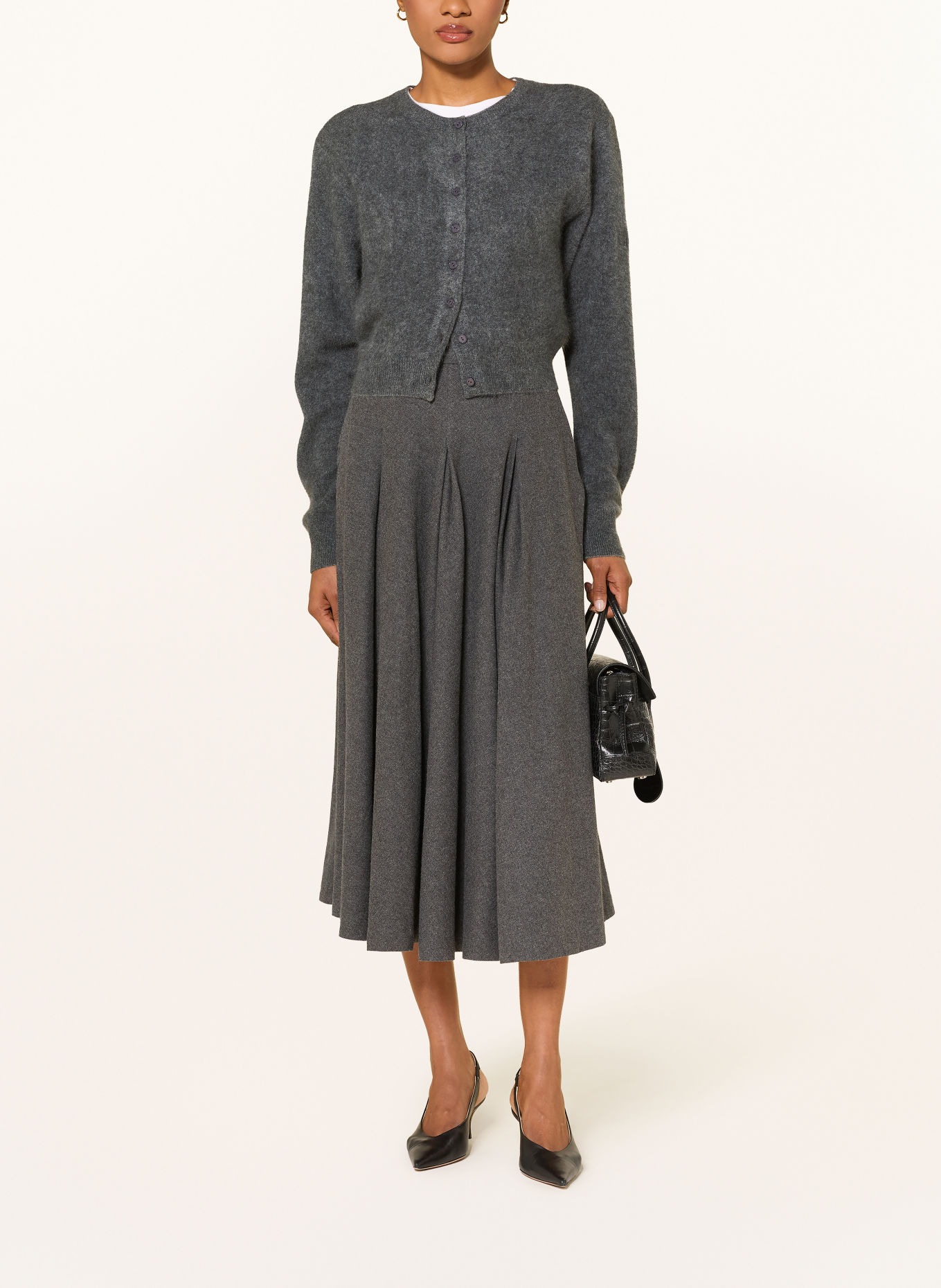 BY MALENE BIRGER Strickjacke MONTANA aus Cashmere: GRAU
