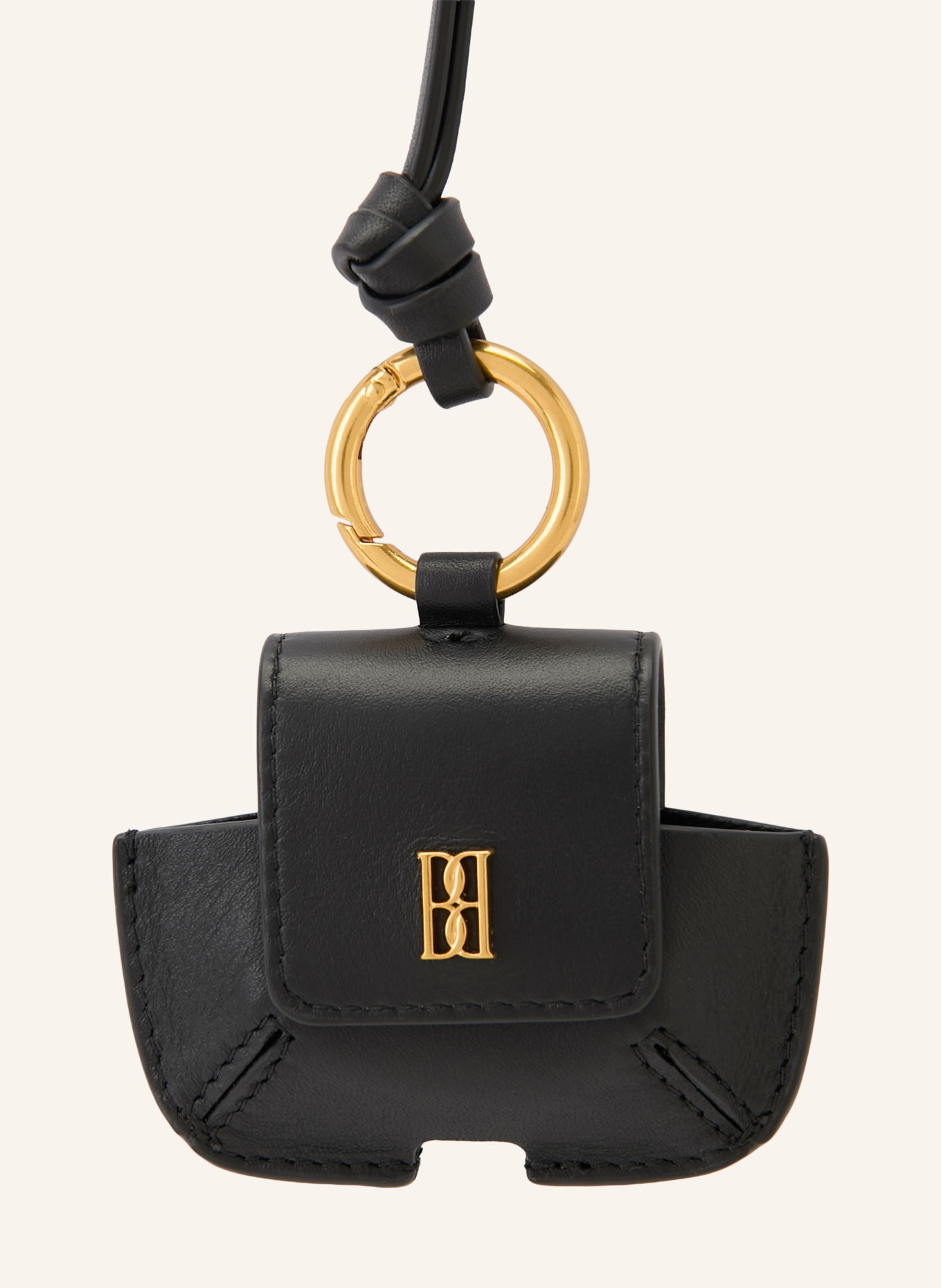 BY MALENE BIRGER Étui pour AirPods VERA: NOIR / OR