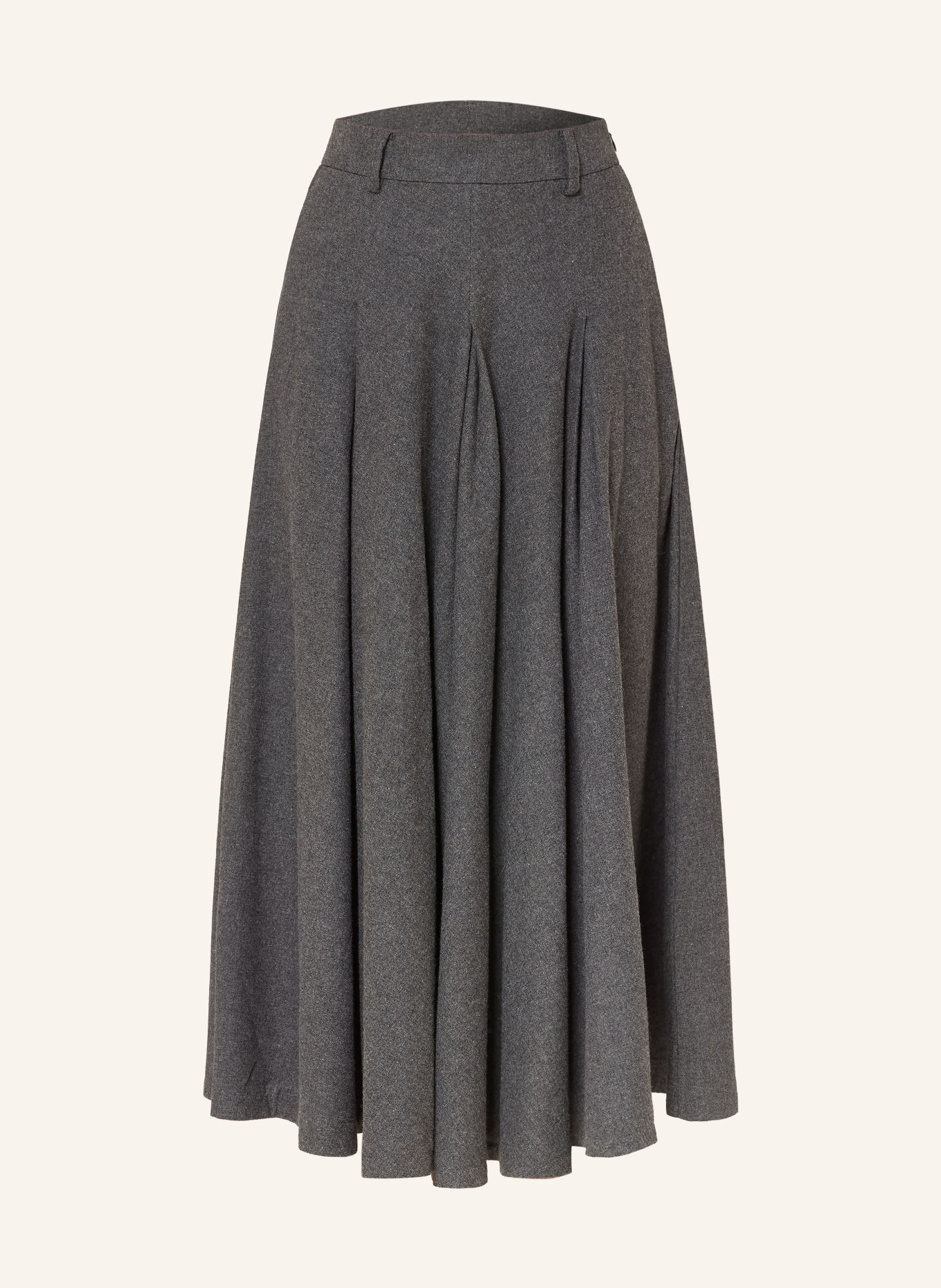 BY MALENE BIRGER Flanellen rok EDEN: DONKERGRIJS