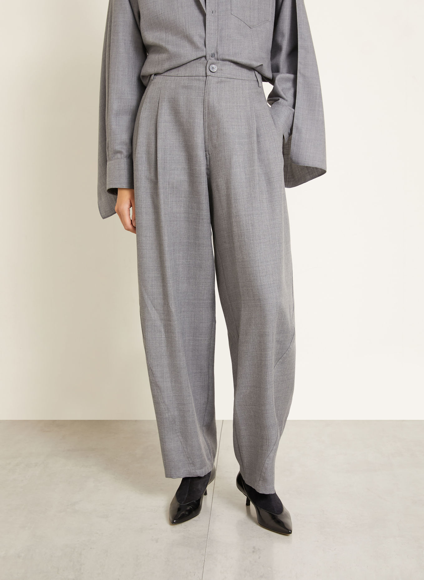 DARKPARK PHEBE Trousers: GRAY
