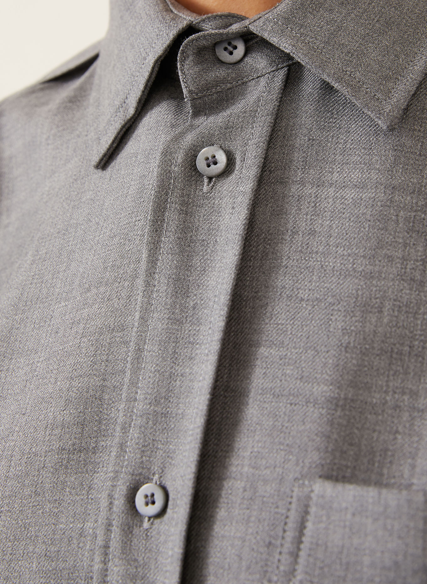 DARKPARK ANNE Shirt blouse with Bow: DARK GRAY